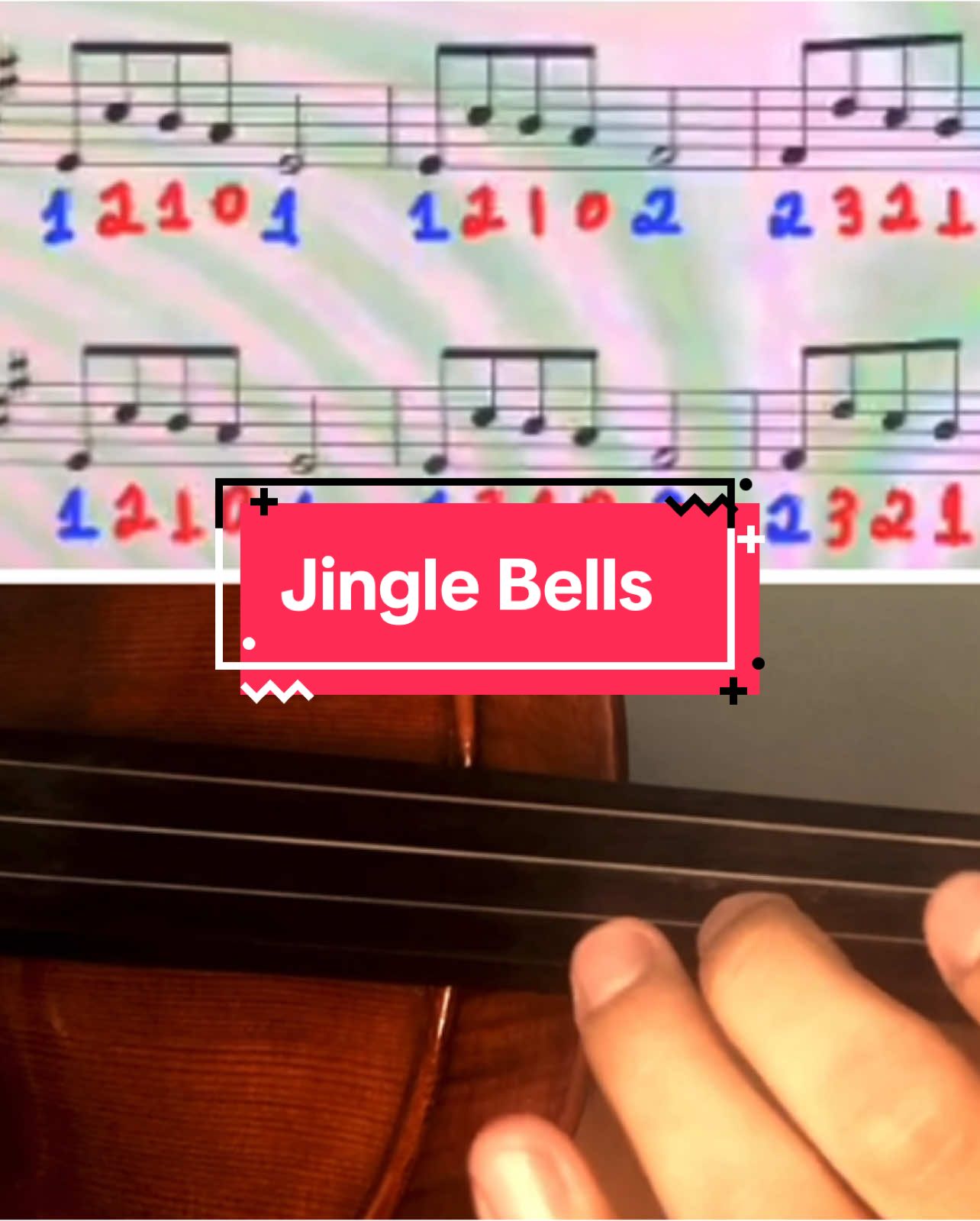 Jingle Bells  . . . . . . . . #violin #jinglebells #jinglebellsviolin  #violintutorial #tutorialviolin #violinist #violins #violinists #christmas #violino #natal