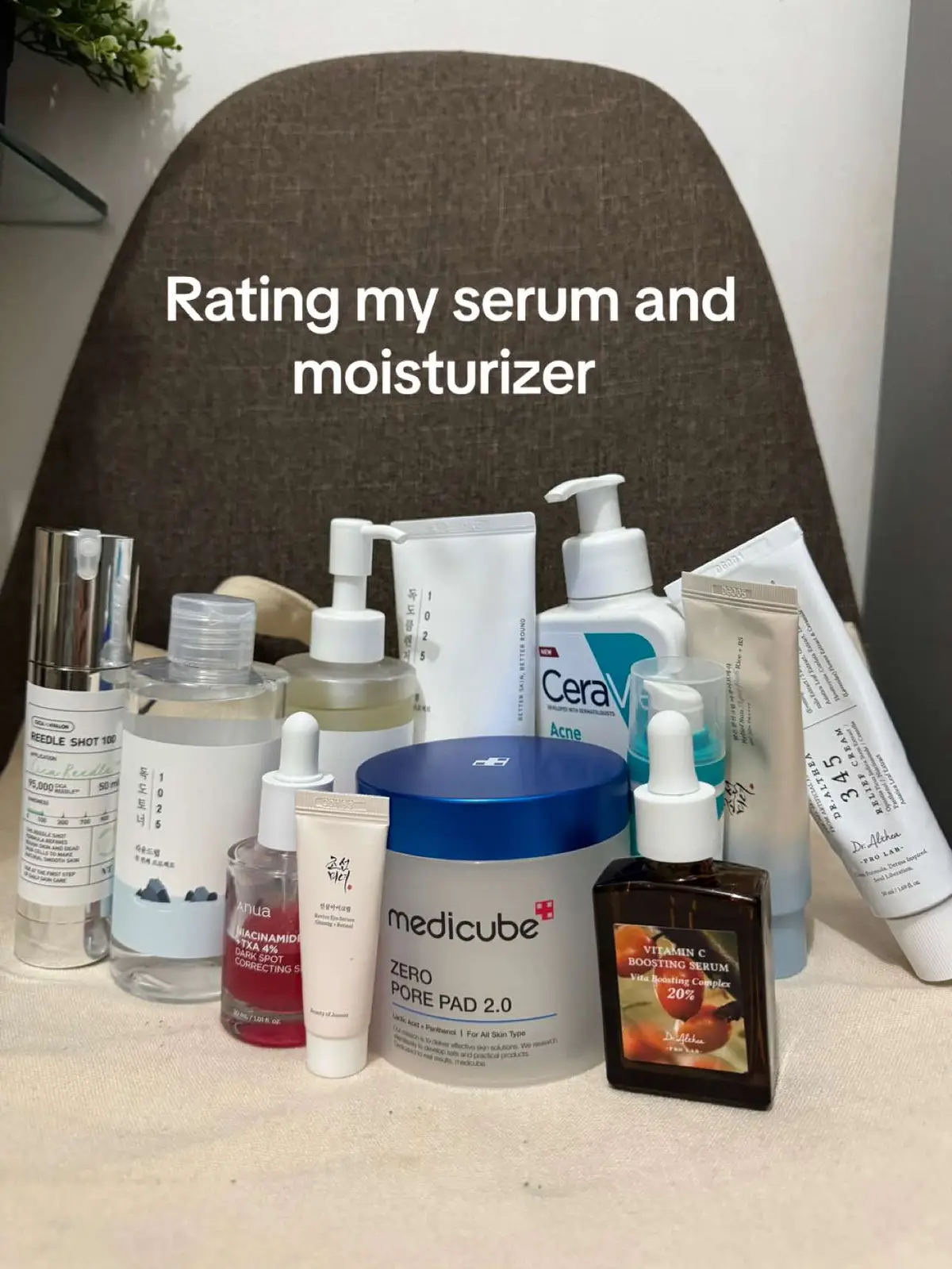 Rating my serum and moisturizer base on my experience.  #skincare #kbeautyskincare #kbeauty #serum #moisturizer  #skinxareroutine #menskincare #koreanskincare #koreanskincareproducts #dralthea #skin1004 #numbuzin #purito #reedleshot #anua #larocheposay @numbuzin Official @anua_global @dr.althea_official @Round Lab Thailand 