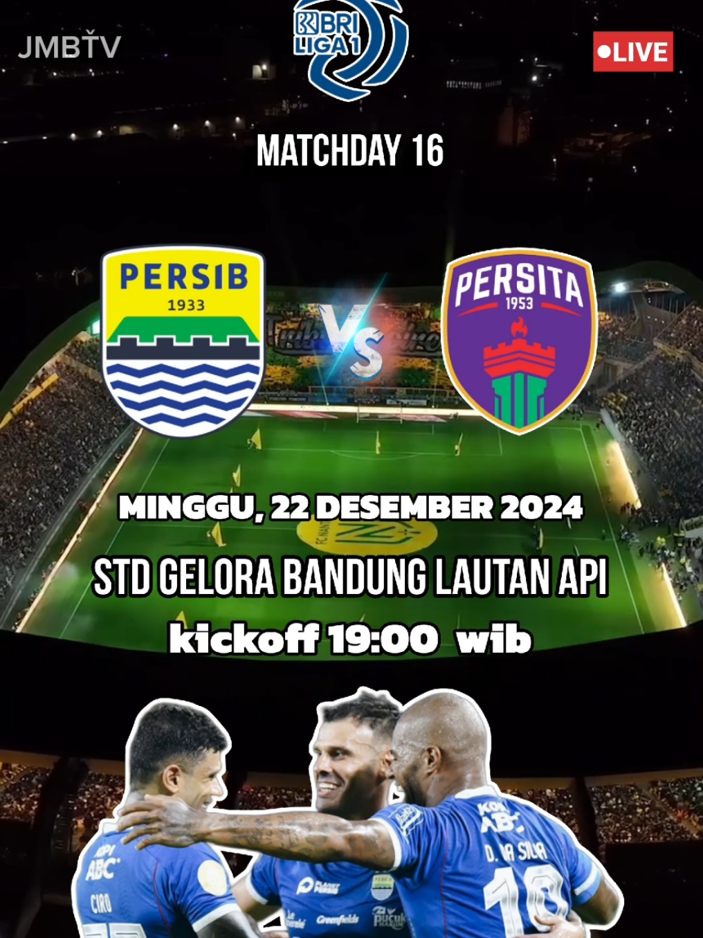 Jadwal Persib Bandung vs Persita Tangerang #persib #bobotoh #vikingpersibclub #timnasindonesia #persita 