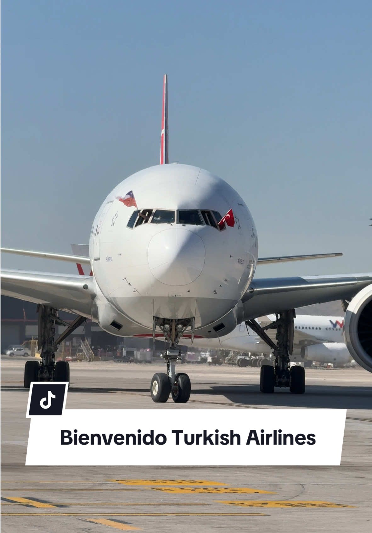 Bienvenido @Turkish Airlines  ❤️ / Boeing 777-3F2(ER) 🛩️ / TC-LJE #spotter #chile🇨🇱 #fyp #paratiiiiiiiiiiiiiiiiiiiiiiiiiiiiiii #foryou #airport #epic #boeing #777 #turkishairlines 