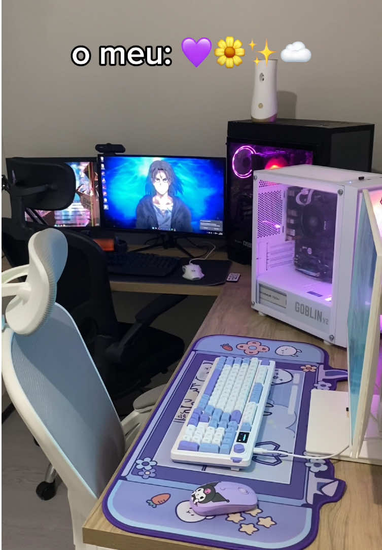 Dois moods 🤭 🏷️: #setup #casal #casalgamer #pc #pcgaming #relacionamento #gamers #GamingSetup 