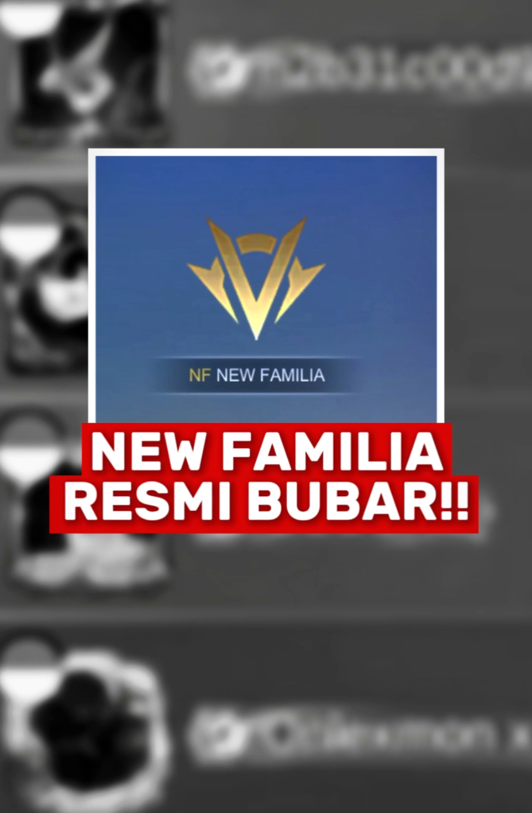 Goodbye New Familia, Welcome RAPS ESPORTS 😎 #juraganraps #rapspoint  #mobilelegendsbangbang #mlbbttofficial  #mlbbtiktok #mlbbindonesia #mlbb #mlbbid #mlbbcreatorbase #mlbbcreatorcamp  #mobilelegends #mobilelegends_id 