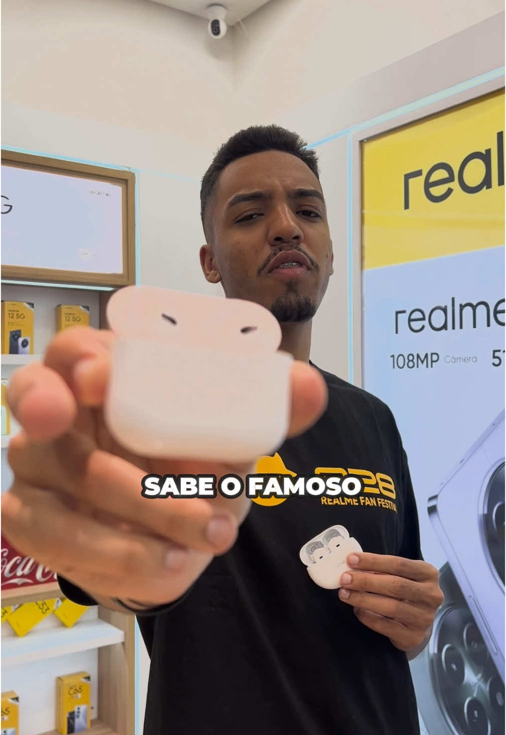 Realme Buds T01: Melhor que o AirPod? Eu não acho… Tenho certeza! 🔥 Imagina pagar caro só pelo nome, enquanto pode ter mais qualidade, estilo e custo-benefício? Pois é, o Realme Buds T01 entrega bateria de longa duração, app para controle total, e ainda é resistente a suor e respingos d’água.💛 E quer saber o melhor? Na compra de qualquer modelo Realme, ele vem de presente. Sim, você leu certo: de presente!🎁 Mas corre por que tá acabando!!! Visite uma de nossas lojas oficiais: 📍 Shopping Plaza Carapicuíba 📍 Shopping Campo Limpo 📍 Raposo Shopping 📍 Mauá Plaza Shopping 📍 São Bernardo Plaza Shopping 📍 Shopping Taboão 📍 Shopping SP Market 📍 Shopping Praça da Moça 📍 Shopping Metrô Itaquera em breve… ATENÇÃO!⚠️ 🚨Promoção não acumulativa com nenhuma outra condição especial da loja. 🚨 Apresente esta promoção na loja para que seja validada. 🚨 Válido enquanto durarem os estoques. 🚨 Promoção válida 16/12 a 24/12/2024 
‌ #realme #natal #promo #presente #airpods #promoção 