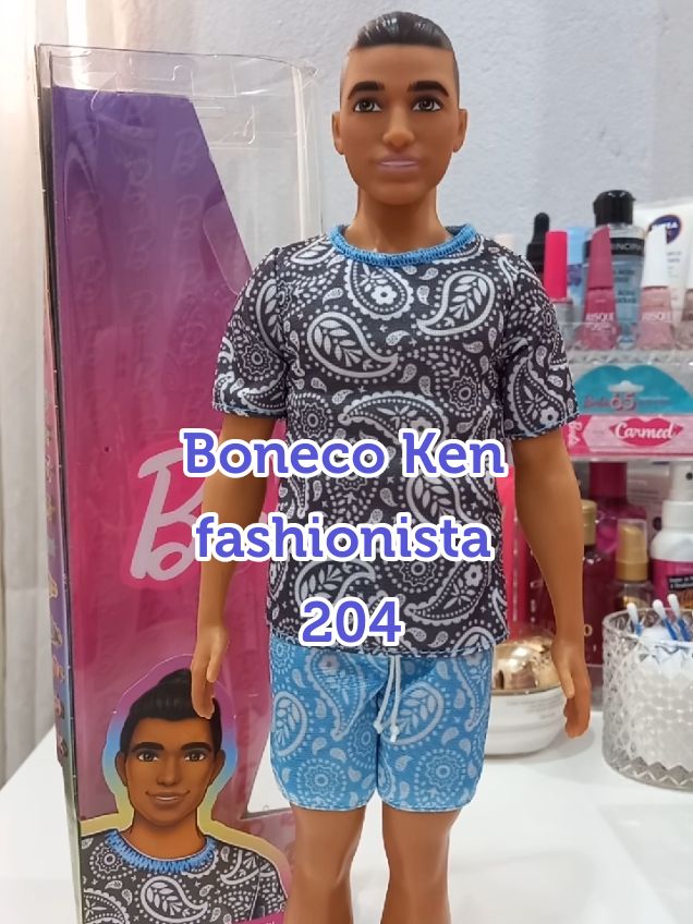 Boneco Ken fashionista número 204  🧑🏽 #dolls #bonecas #matteldolls #coleção #mattel #barbiemattel #barbiecollector #coleçãobarbie #bonecoken #fy 