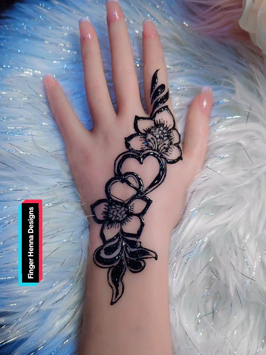 Finger Henna Designs #creatorsearchinsights 