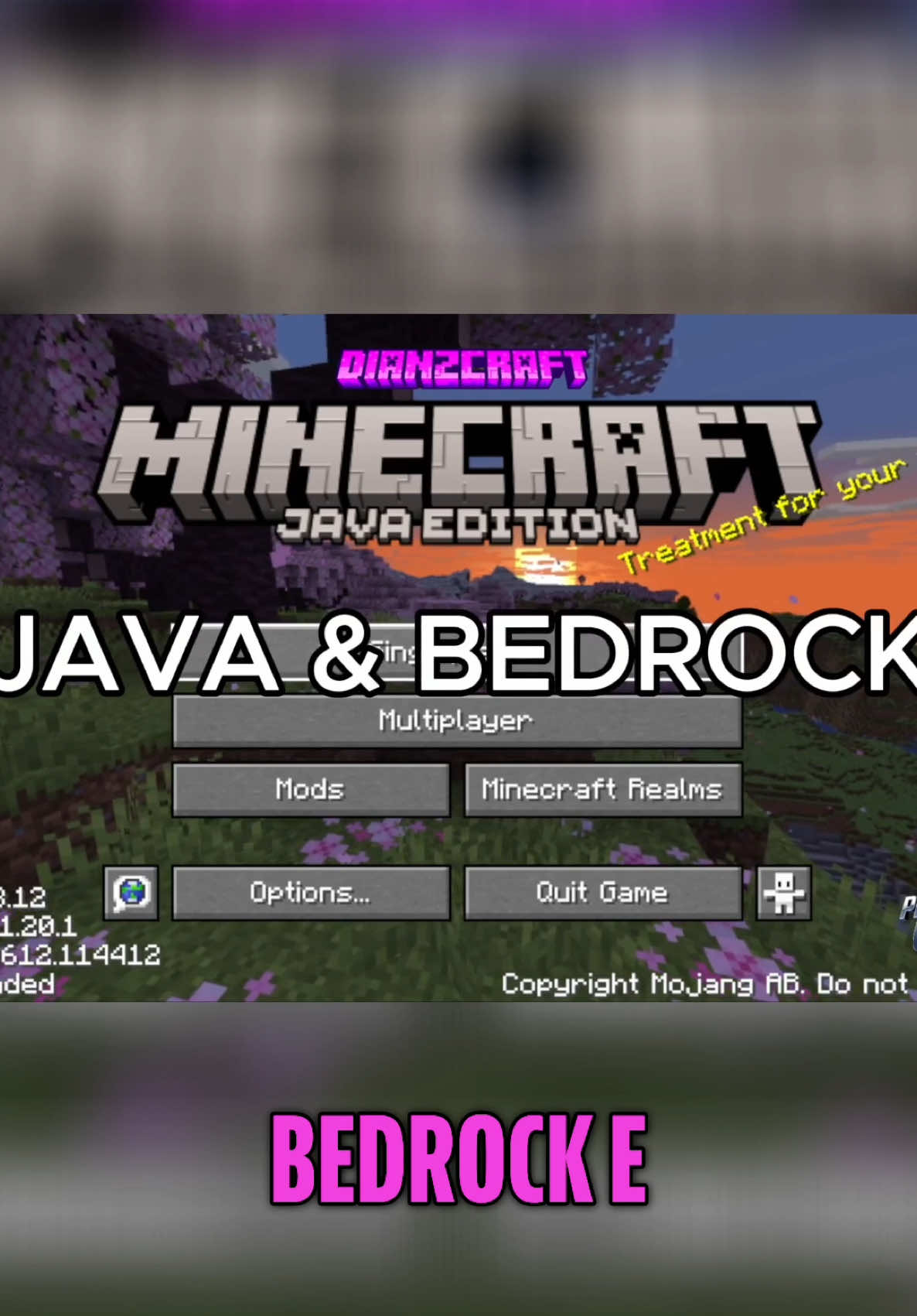 Como Entrar no Novo Servidor Minecraft DianzCraft! Descubra como se conectar ao nosso mais novo servidor de Minecraft, compatível com as versões Bedrock e Java. Aprenda a adicionar o servidor e comece a jogar hoje mesmo com a melhor experiência! Não perca! #MinecraftBrasil #JansCraft #ServidoresMinecraft #MinecraftJava #MinecraftBedrock #GamingBrasil #DicasMinecraft #ComunidadeMinecraft #JogosOnline #Minecraft2023@Dianz Craft - Mundo Quadrado 