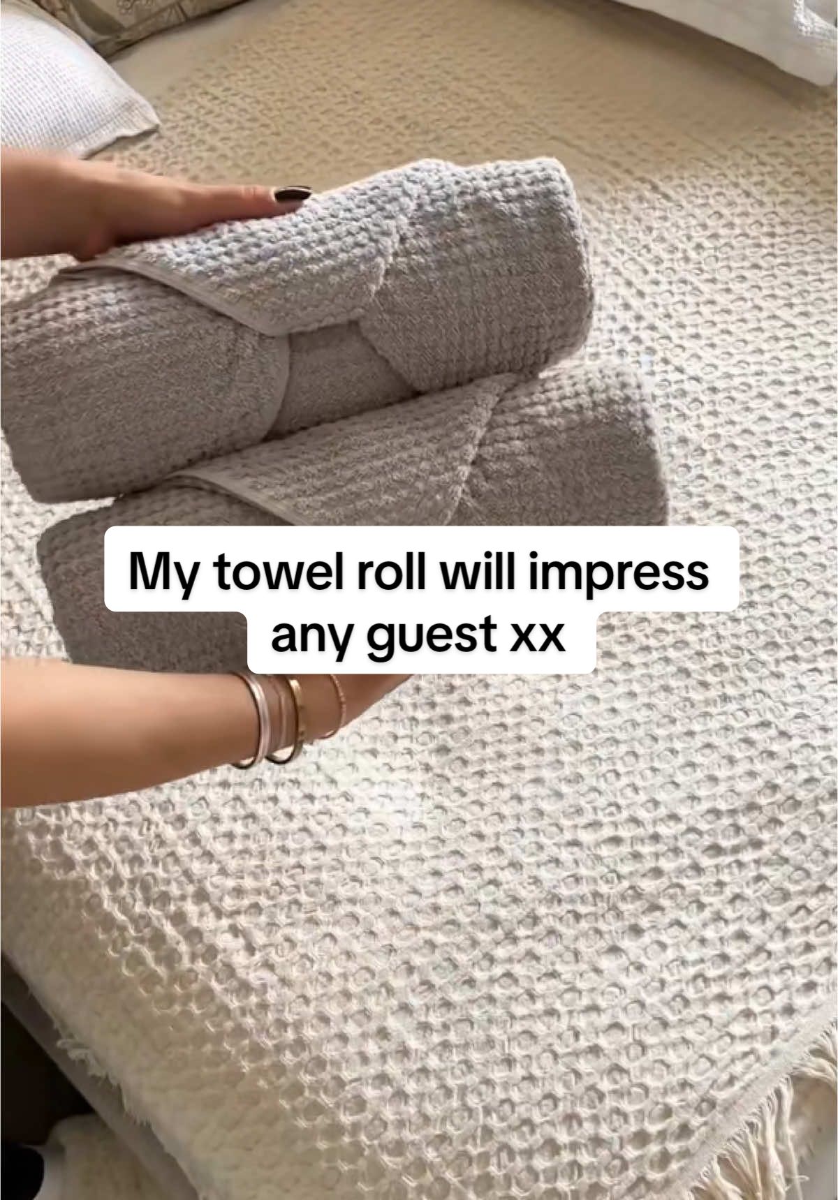 Rolling towels xx #laundry #bathroom #towels 