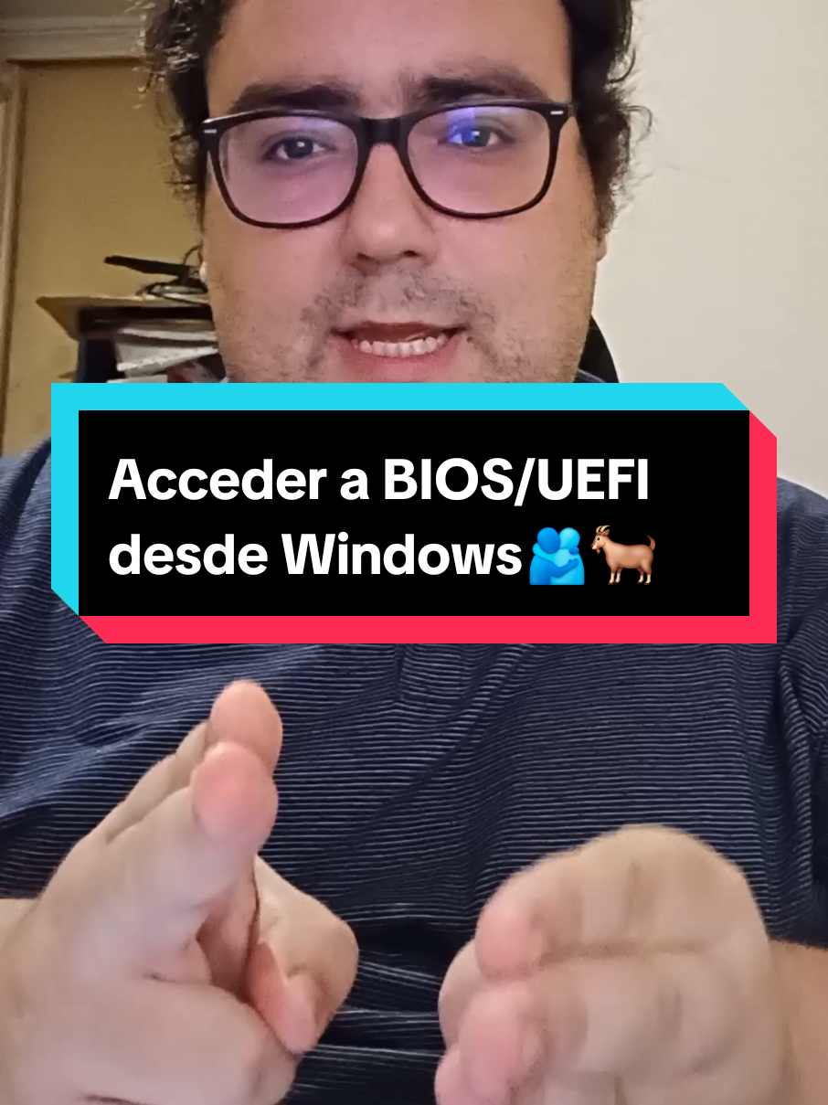 Acceder a BIOS/UEFI desde Windows🫂🐐 Comando usado en el video: shutdown /r /fw shutdown, es el comando para apagar el equipo. /r, es la opción para reiniciar. /fw, es la opción para arrancar el firmware (BIOS/UEFI). #windows #windows10 #windows11 #windowstips #bios #uefi #firmware #fyp #foryou #parati 