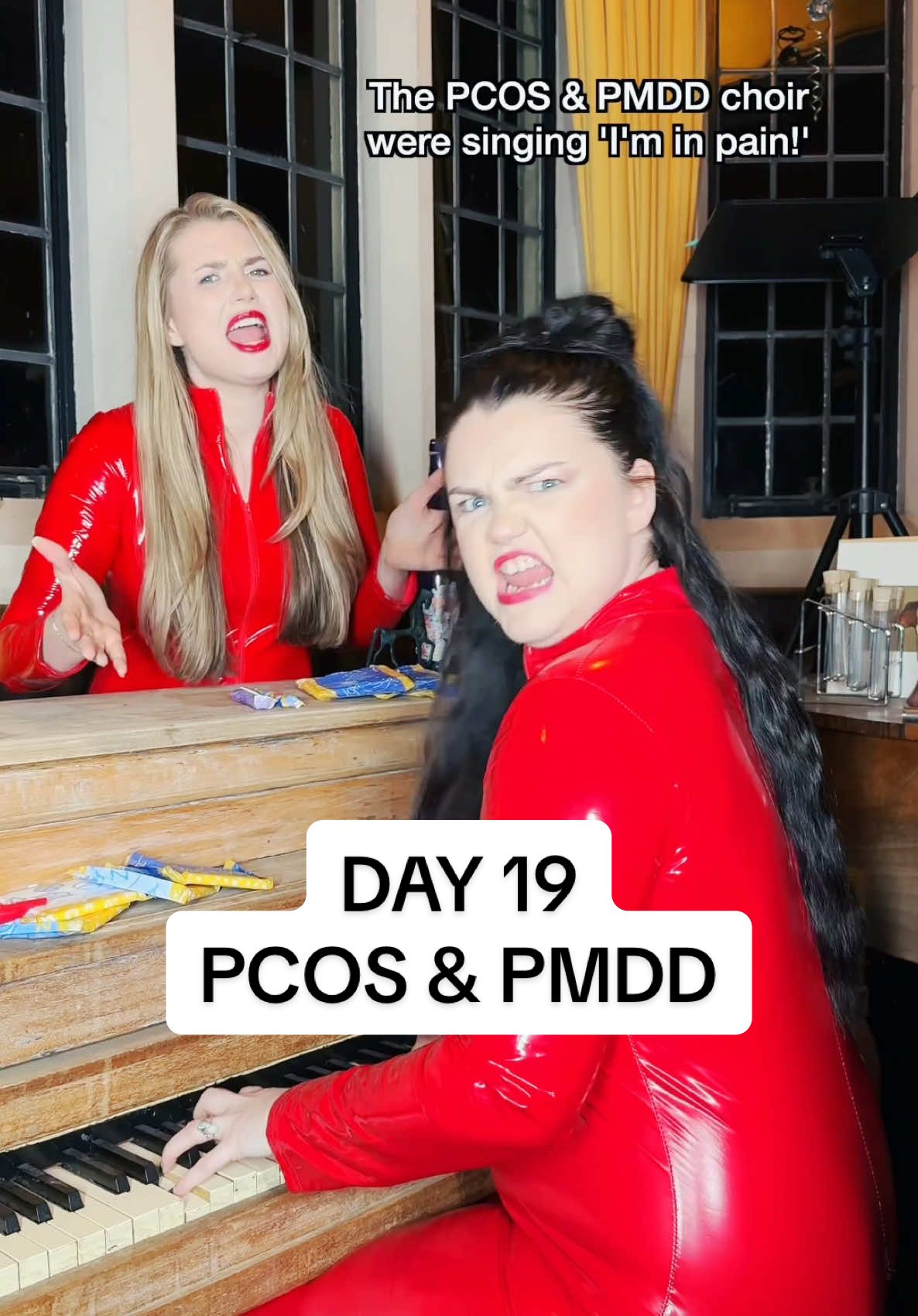 DAY 19 - who else struggles with their hormones? The Christmas Period is upon us! 😂🥲 🎵 Fairytale of New York #pcos #pcosawareness #pmdd #pmddawareness #pcosproblems #pmddstruggles #hormones #periods #periodsbelike #menstruation #menstrualhealth #pms 