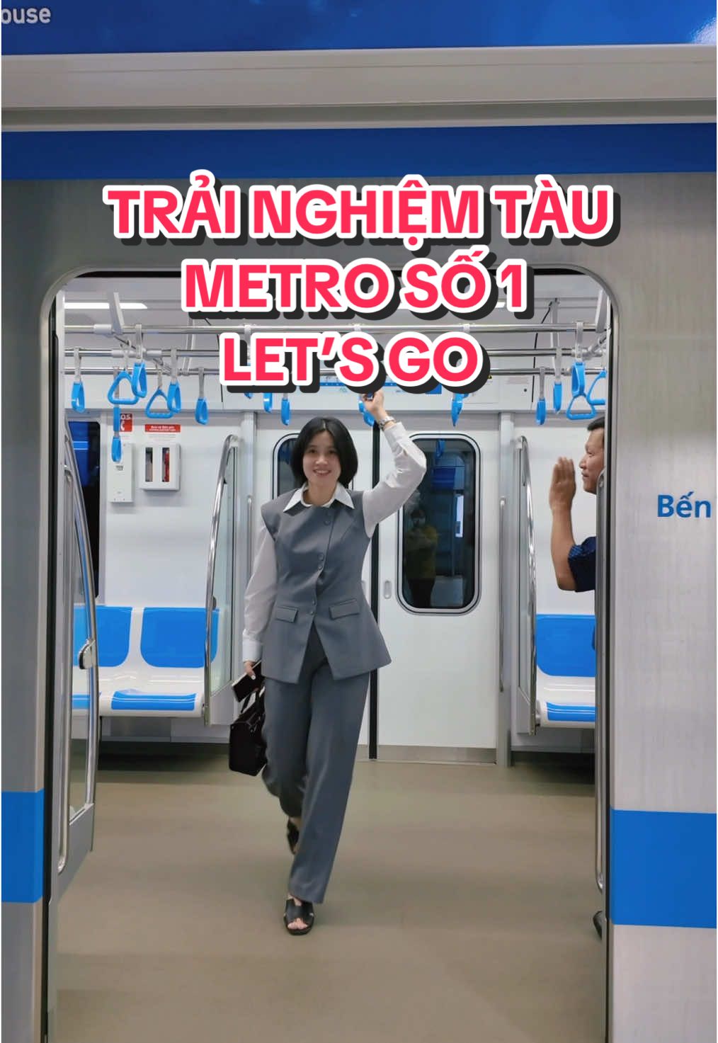 Trải nghiệm tàu Metro số 1 với AIM Property nha. Chờ cũng hơi lâu rồi đoá🥰👏 #AIMProperty #Metro #taudienmetro #trainghiem #benthanhsuoitien 