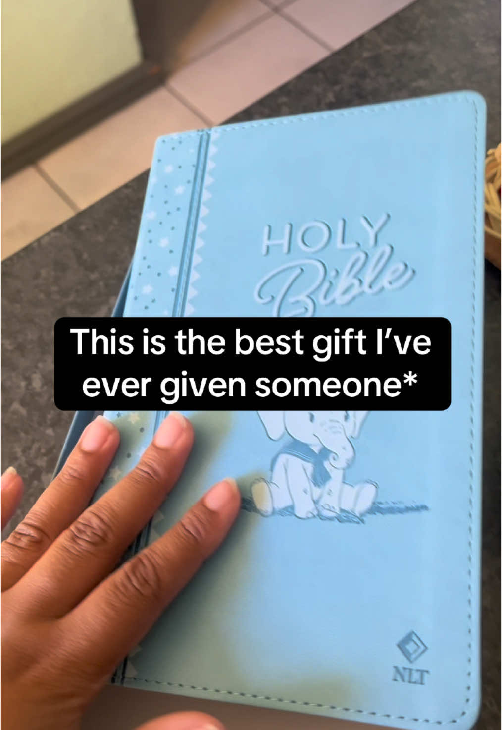 Happy Birthday my Boy 💙 Bible from Cum Books #birthday #firstborn #momofboys #fyp #fypviral #foryoupage❤️❤️ 