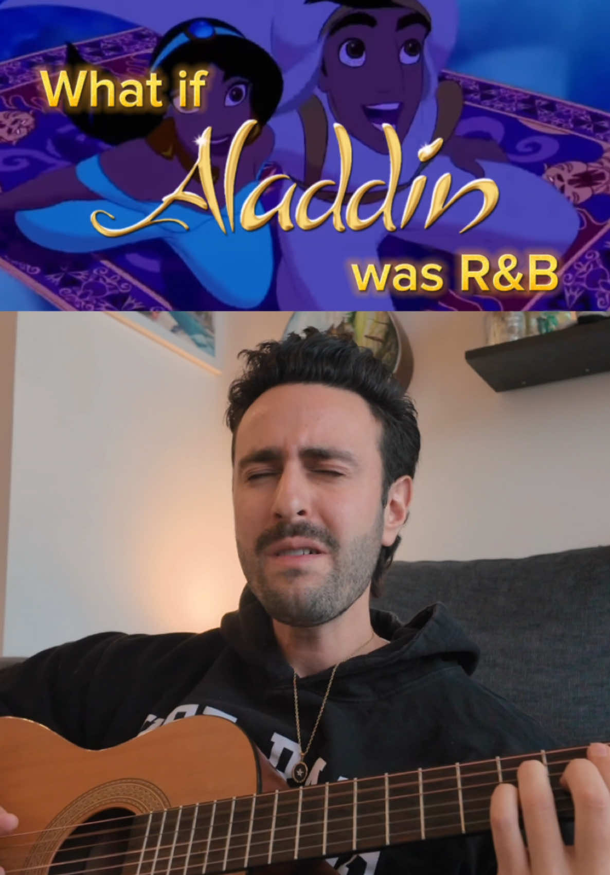 If Aladdin was R&B 💫 #aladdin #disney #nostalgia #rnb #acoustic 