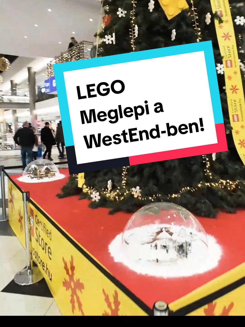 Ki látta már élőben?  😁 #karácsony #magyartiktok #ajándék #westend #lego #legostore #pláza @westendbp 