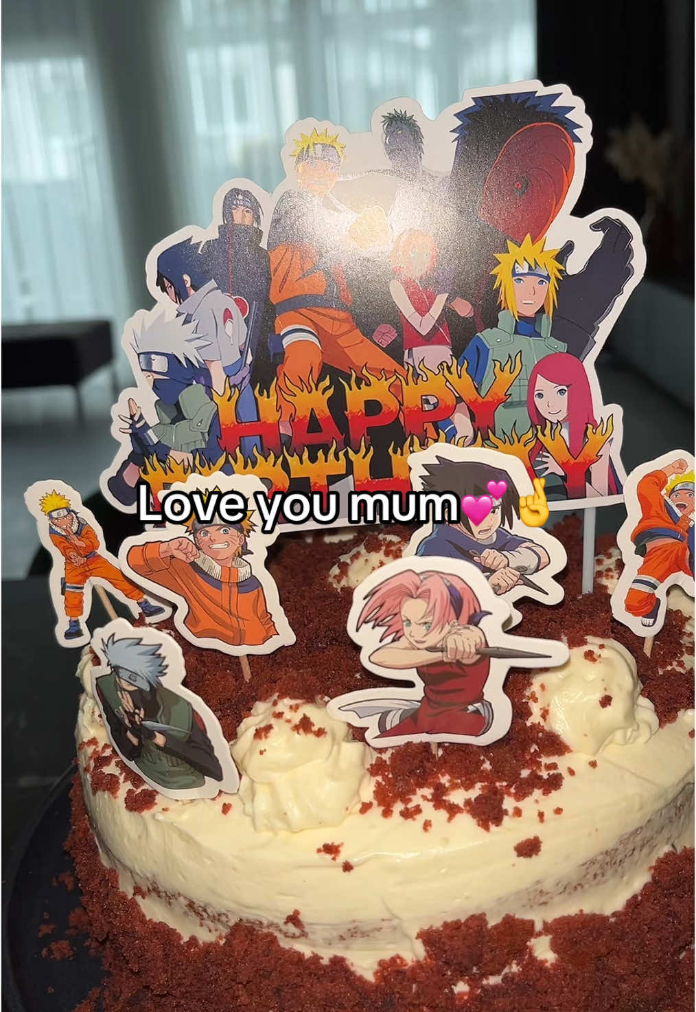 I love naruto but i STILL haven’t finished it because i lowkey forgot about it(in 4 years😭) #naruto #narutoshippuden #birthdaycake #anime #fyp #foryou