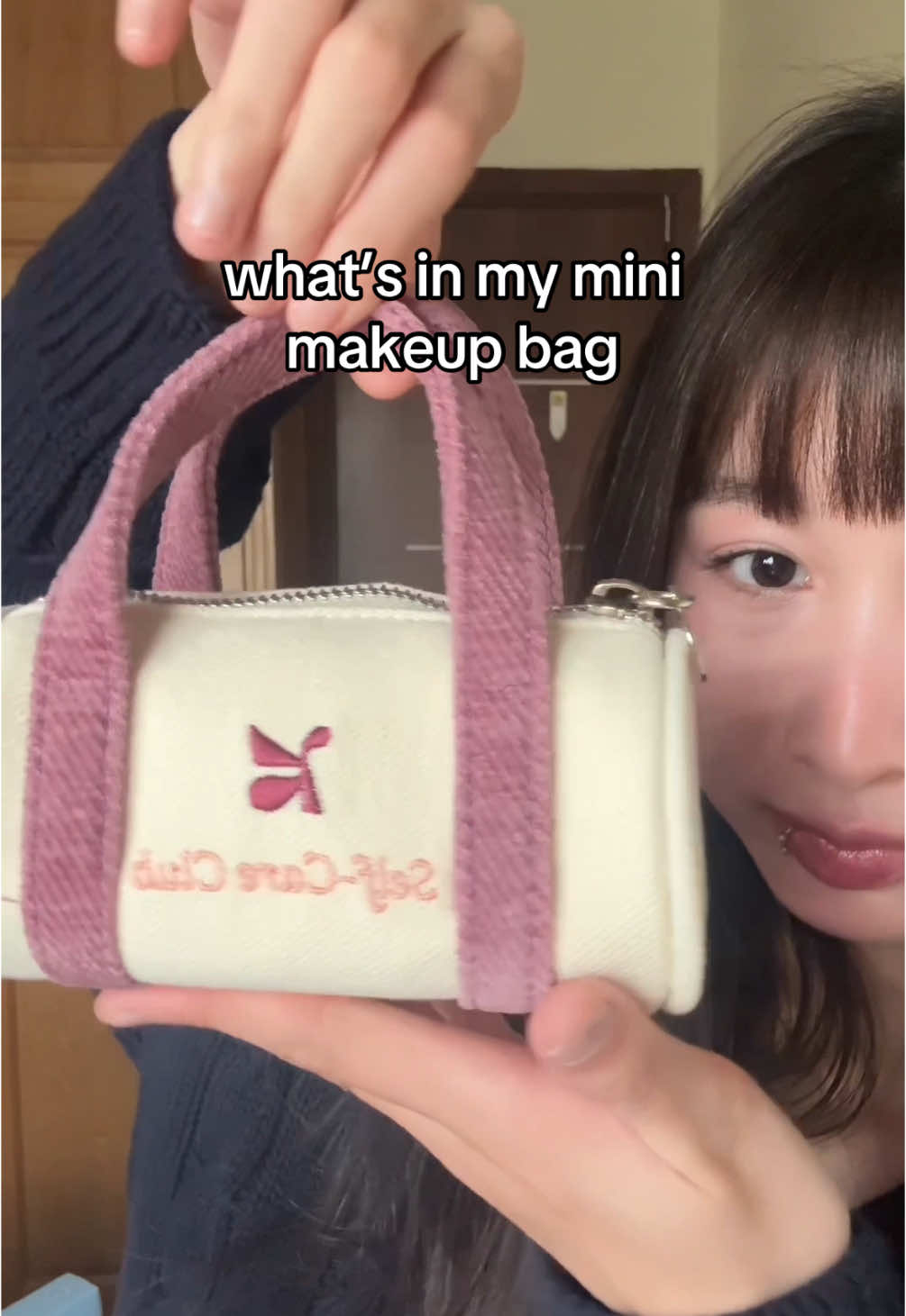 Bag is from @kared #fyp #Kbeauty #makeup #koreanmakeup #oliveyoung #aesthetic #bag #mini 