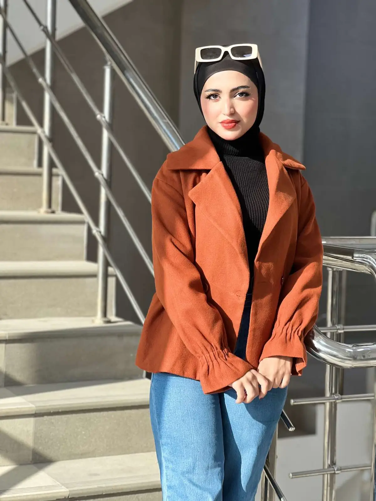 . . . . . . . #fashion #fashionstyle #fashionista #hijabi #hijabstyle #hijabers #blogger #bloggerstyle #blondehair #staly #outfit #outfitoftheday #outfits #iraq ‏#explore #explorepage #reel #reelsinstagram #viralvideos