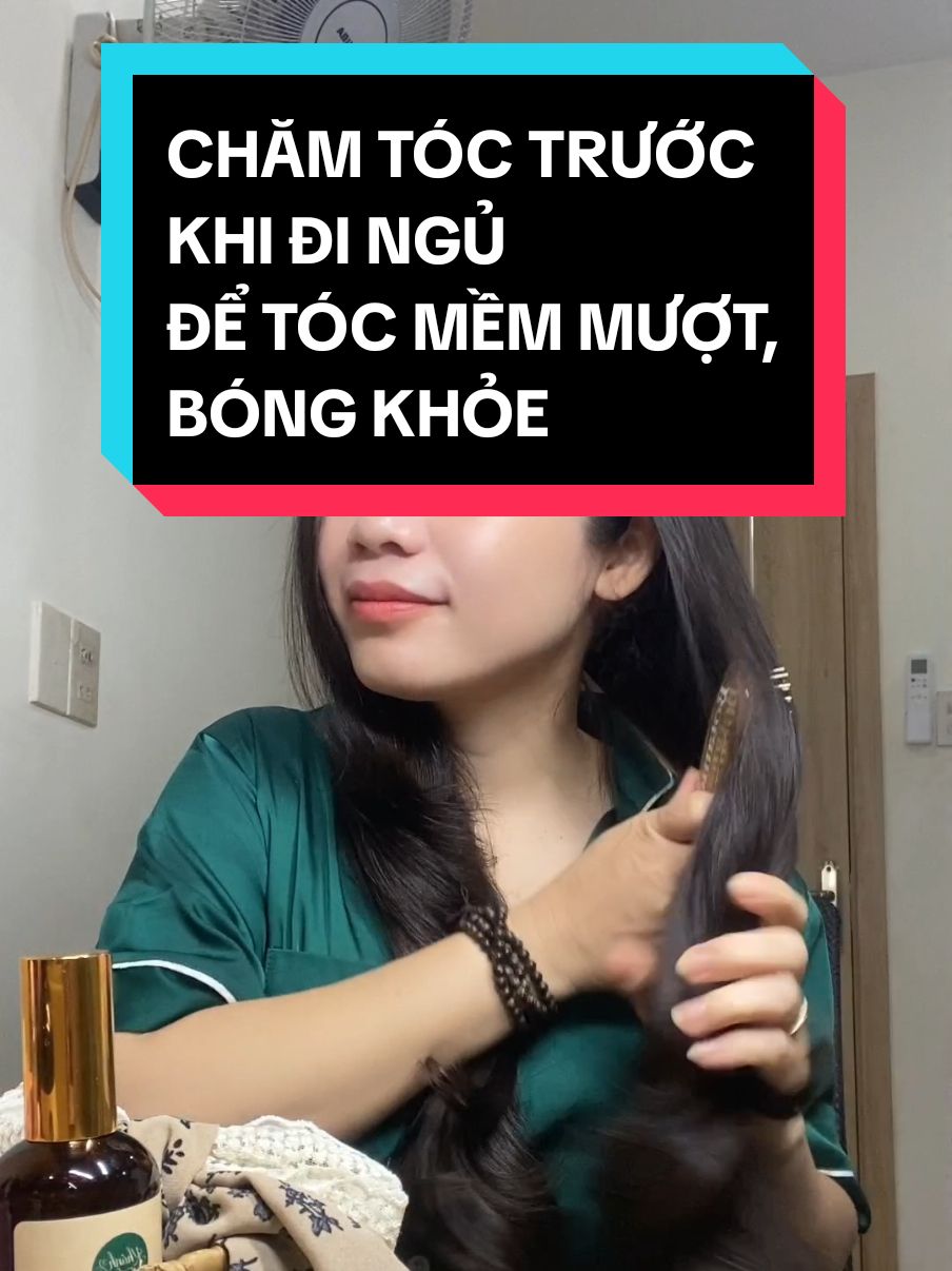 Mình đã chăm tóc trước khi đi ngủ như thế nào để sở hữu mái tóc mềm mượt, bóng khỏe?#hairtok #haircare #duongtoc #chamsoctoc #viral #viralvideo #LearnOnTikTok #khanhthanhtichcuc 