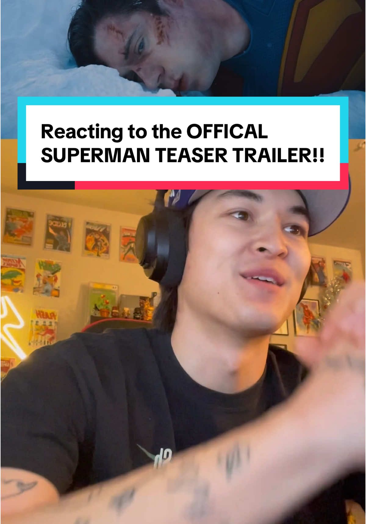 Reacting to the OFFICAL SUPERMAN TEASER TRAILER!! @DC and @James Gunn are COOKING!!!!! 🙏🏼🔥😭 #speedsultan #superman #jamesgunn #davidcorenswet #supermanmovie #dc #dcstudios #dccomics #movies #comics #dcu #supermanlegacy #supermantrailer #movietok #comictok #comicbooks 