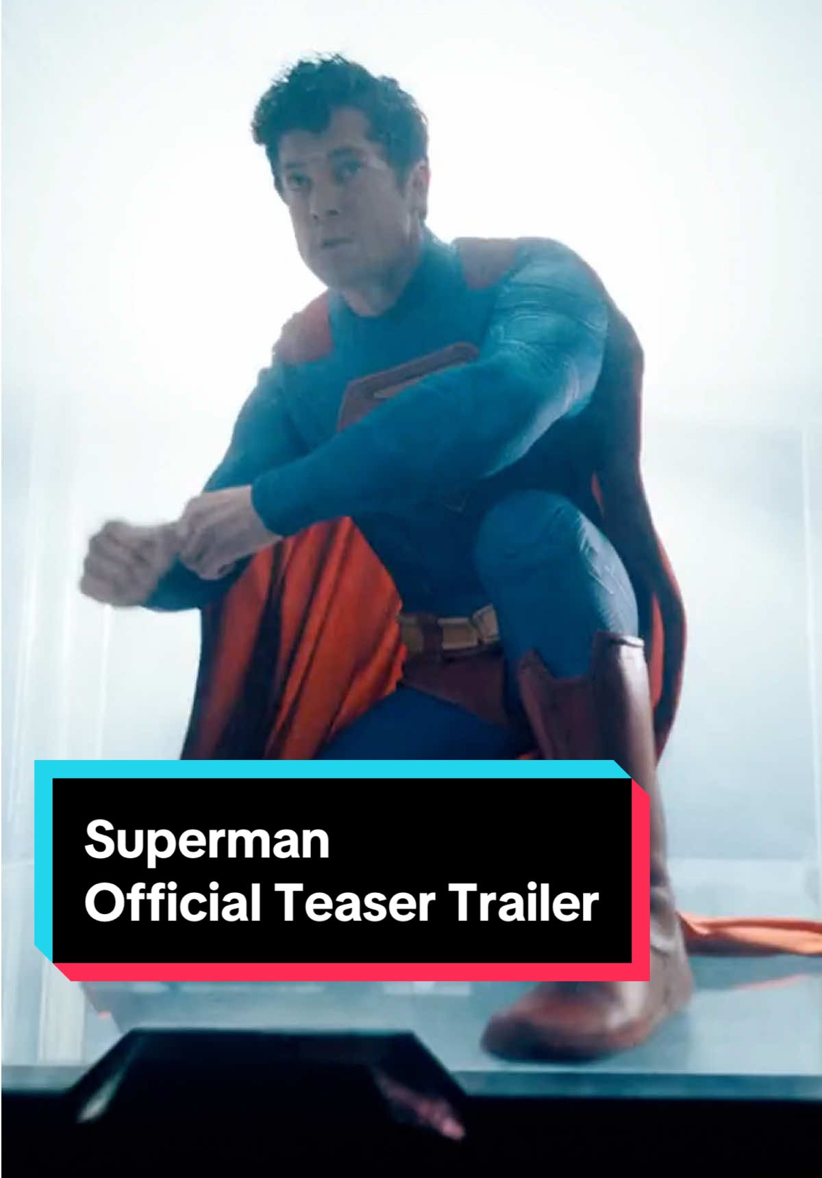 Watch the first teaser trailer for James Gunn's #Superman - in theaters July 11. #dc #dcu #dccomics #superhero #trailer #mocie #movietok #jamesgunn 