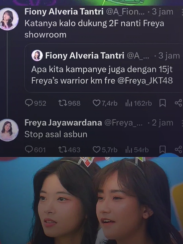 Gas Vote lah...Biar Cepet Showroom atau Idn😁 #freyajkt48 #fionyjkt48 #jkt48 #fypシ゚