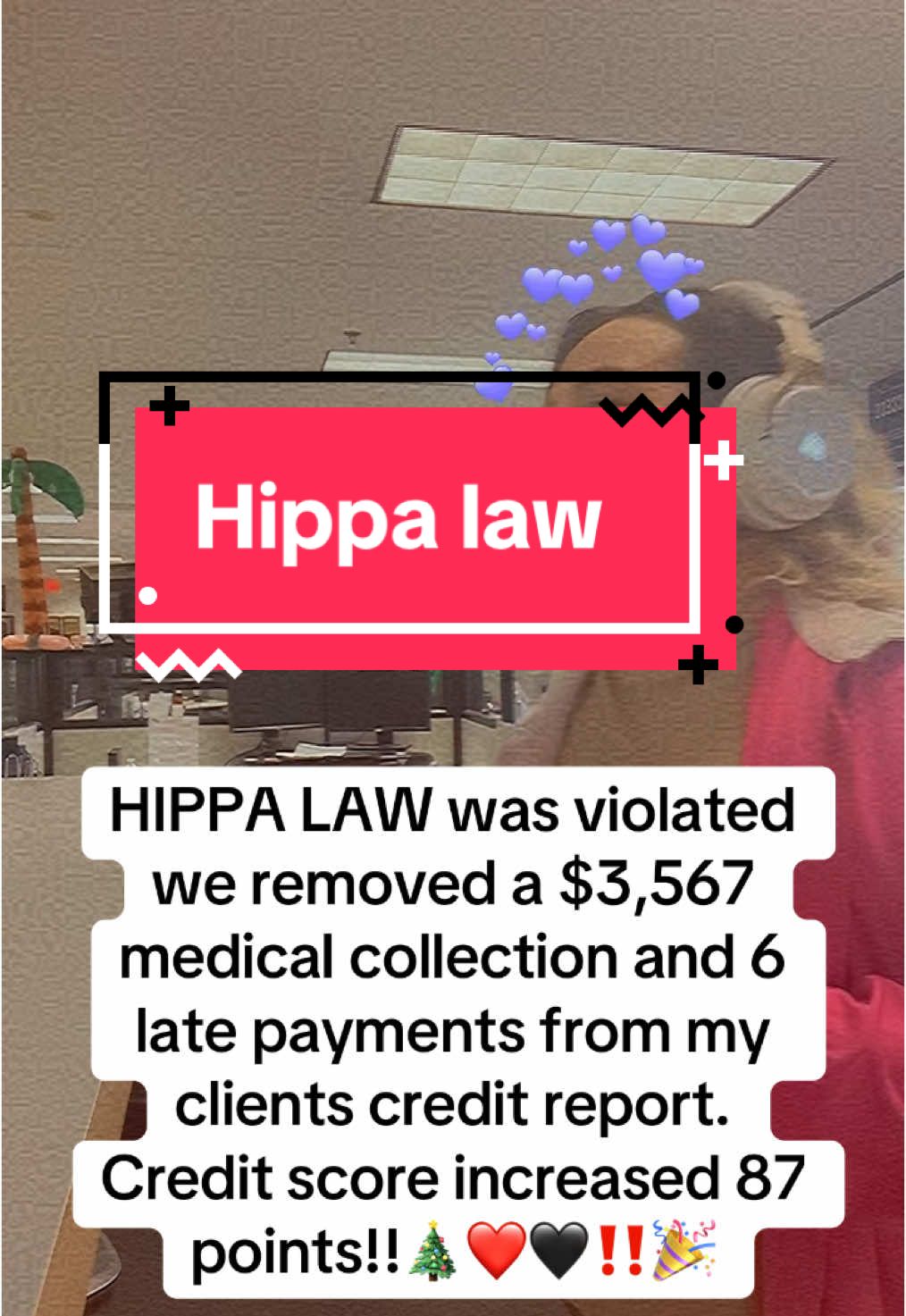 HIPPA LAW was violated we helped remove a $3,567 medical collection and 6 late payments from my clients credit report. Credit score increased 87 points‼️❤️🎄🎉        ##creditcard##creditrepair##credit##creditscore##creditrepairservices##creditrestoration##creditcards##financialfreedom##credittips##business##paratiii##fixmycredit##badcredit##crediteducation##goodcredit##money##creditispower##finance##debtfree##fixyourcredit##entrepreneur##realestate##mortgage##studentloans##credithelp##creditreport##businesscredit##creditmatters##creditcarddebt##parati##msicreditsolutions##msicreditgirl##msi##credithelp#parati