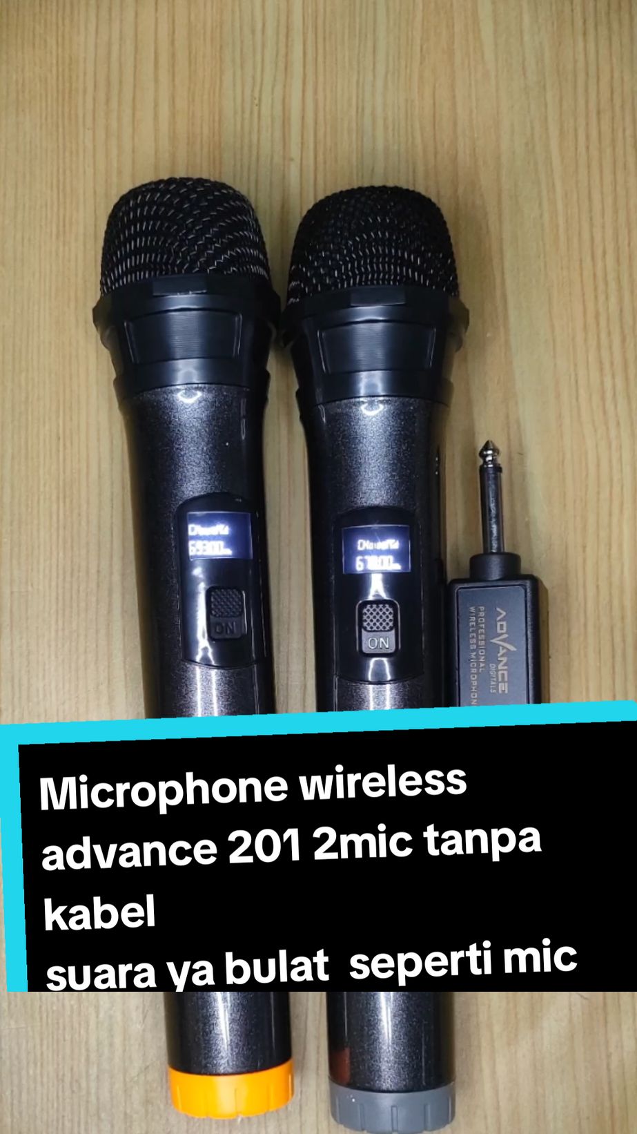 microphone wireless advance 201 2mic tanpa kabel suaranya bulat #microphonewirelesadvance2mictanpakabelsuarabulat #fypシ゚viral #fyp #algoritmatiktok #tiktokviral #mic 