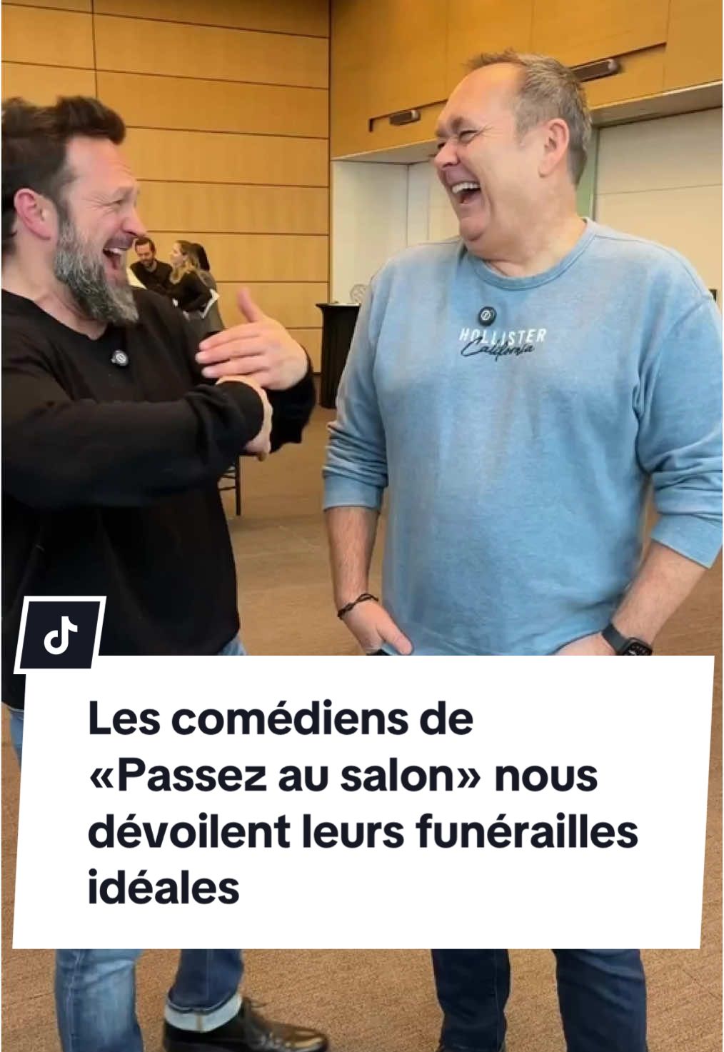 Les comédiens de «Passez au salon» nous dévoilent leurs funérailles idéales 🤭   #fy #fyp #funerailles #tv #serietele #passezausalon #jeanmichelanctil #showbiz #vedette #quebec #actualite #nouveautetele 