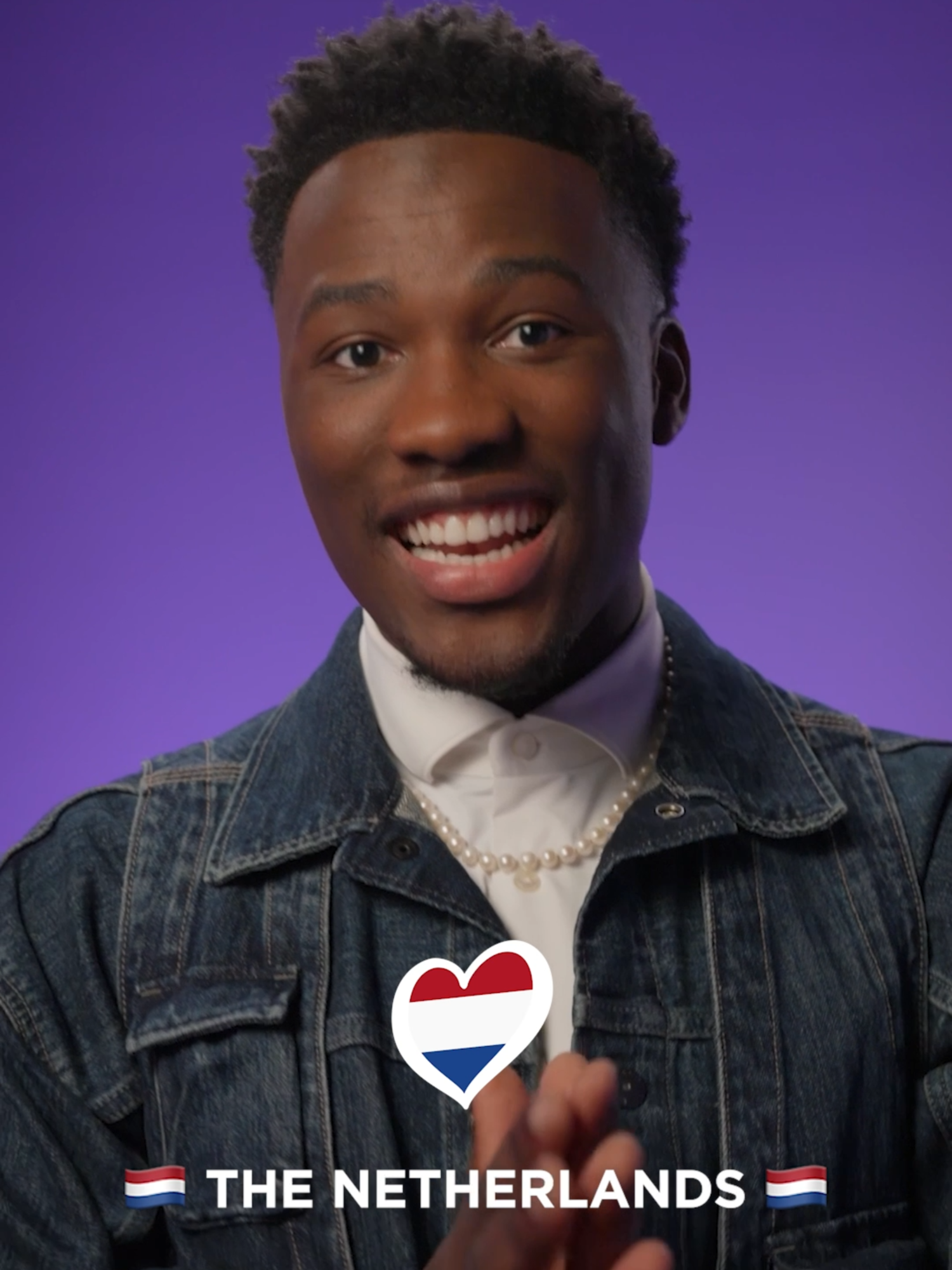 Claude says hi everyone 👋 Everyone say hi Claude 👋 The singer will represent the Netherlands in Basel  🇳🇱 Read more about Claude on Eurovision.tv #Eurovision2025