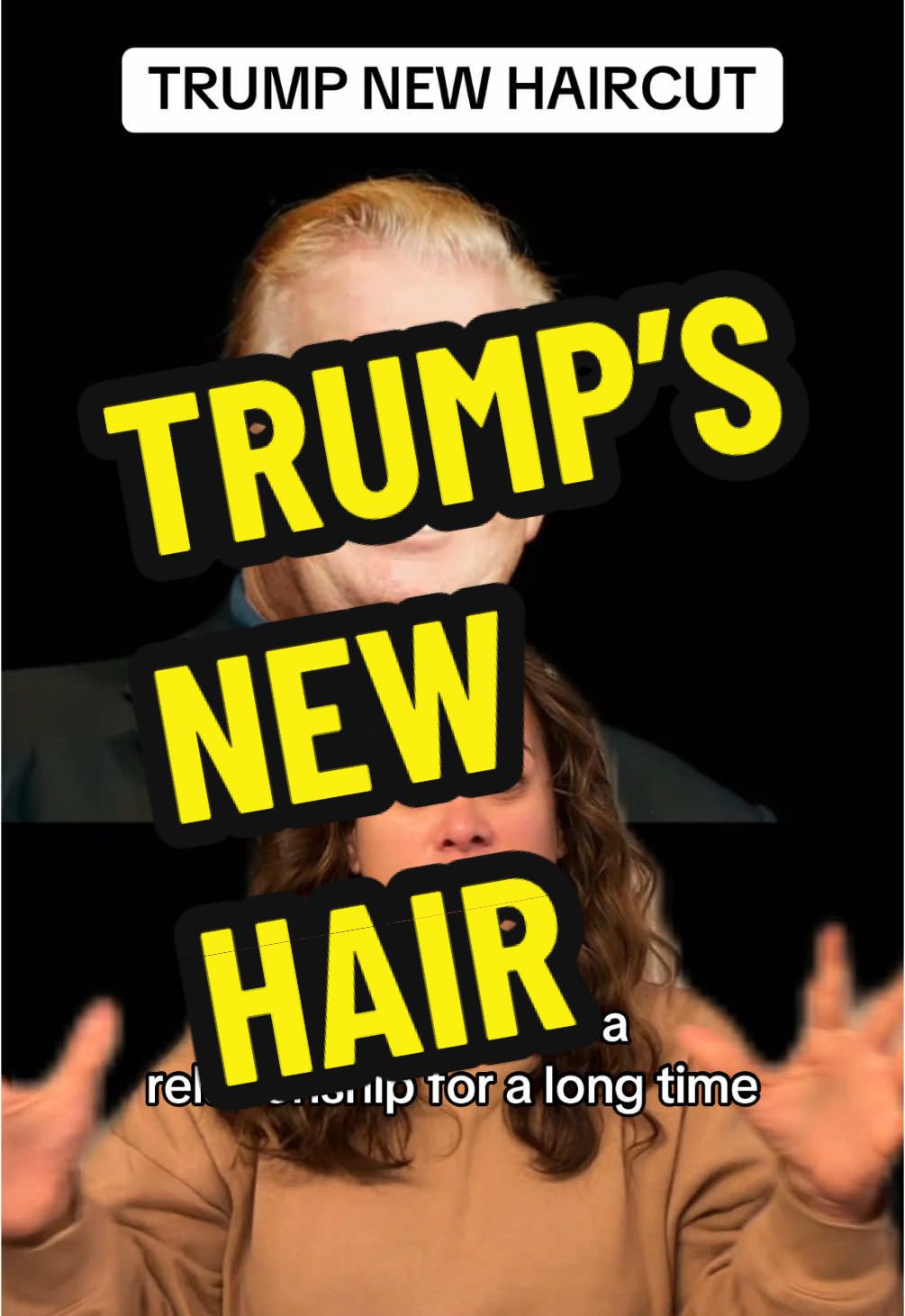 Best part? Melania dgafffffff. Congrats to first lady Elonia for influencing the impossible. #comedy #politicalcomedy #politicstiktok #donaldtrump #newhaircut 