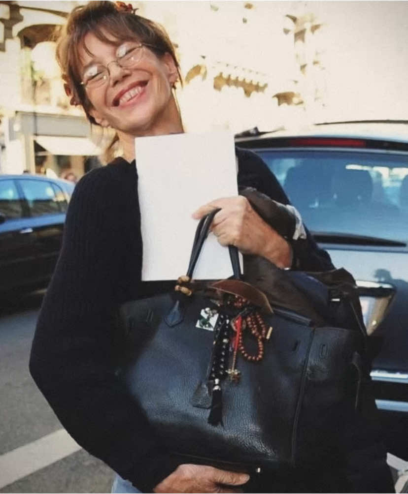 #JANEBIRKIN 🧺 || she is such an icon #janebirkin #birkin #birkinbag #red #coffee #fashion #hermes 