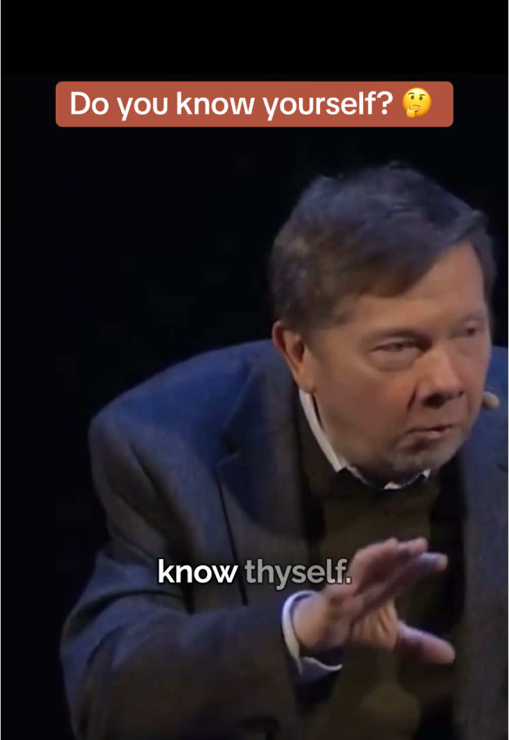 A short lesson with Eckhart Tolle on discovering your identity as the aware Presence underlying the personal self. #eckharttolle #presentmoment #presence 