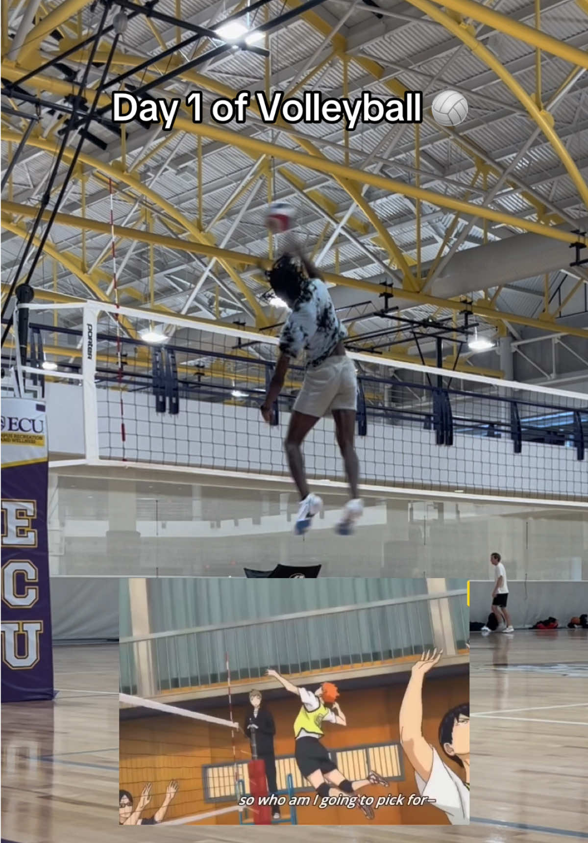 Dunker➡️Spiker #volleyball #jump #dariusjrag #dunk #dunker #dunks #hoops 