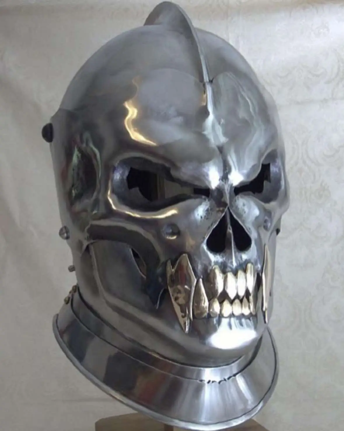 medieval demon helmet