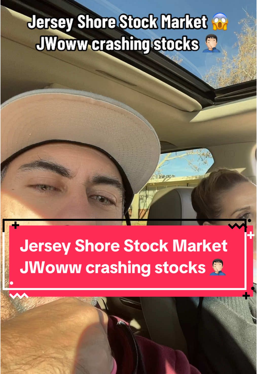 Jersey Shore Stock Market 😱 JWoww crashing stocks 🤦🏻‍♂️ #kileyandsid #marriagehumor #marriedlife #😱 #😂 #jerseyshore #stockmarket #jwoww #jpow #fomc #wife 