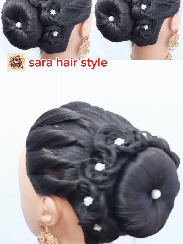 Sara Hair style  New Hair Style  Easy hairstyles Party hairstyles Wedding hairstyles Stylish hairstyles #pleaseunfrezzemyaccount  #fouryou #fouryoupage  #fyp #hairstyletutorial  #hairstyleideas #vipbeautysalon #viewsproblem #pleasesportme🥀🥀🥰🥰🥰🤗🤗 #foryoustudio #newhairstyle #newhairbun #simplehairstyle #lehngahairstyle😍😍😍😻😻  #sareehairsyle❤️❤️  #middleparthairstyle  #usa🇺🇸 #sarahairstyle💎 