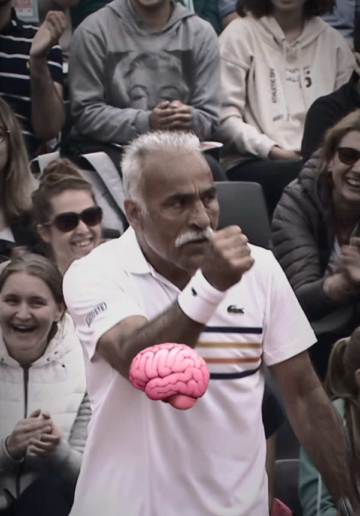 You can't outplay Mansour Bahrami 🤣 #SportsTikTok #RolandGarros #RG #tennis #legend #bahrami #tennisedit 