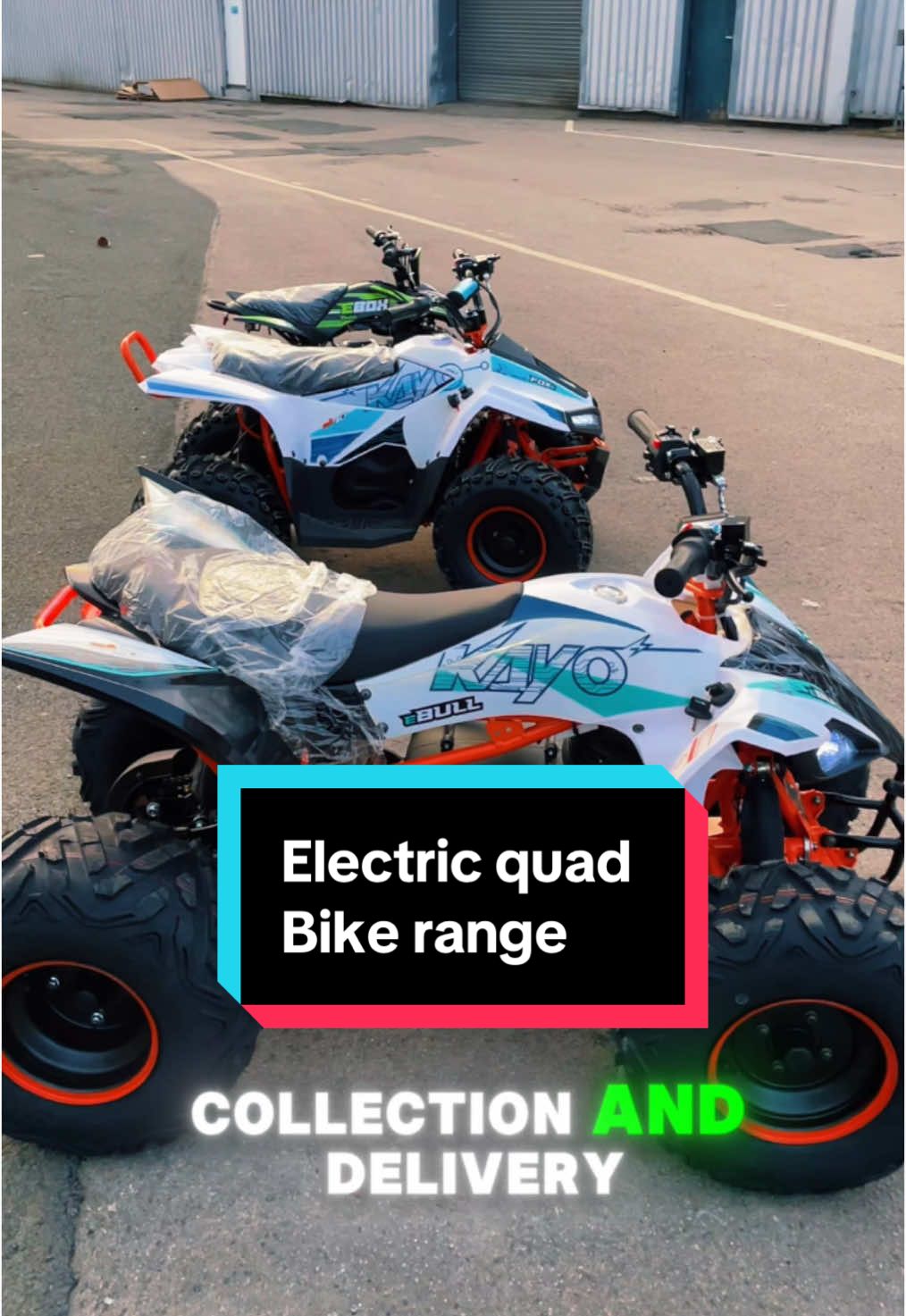 Check out our range of Electric Quad bikes - available now and ideal for younger / beginner riders