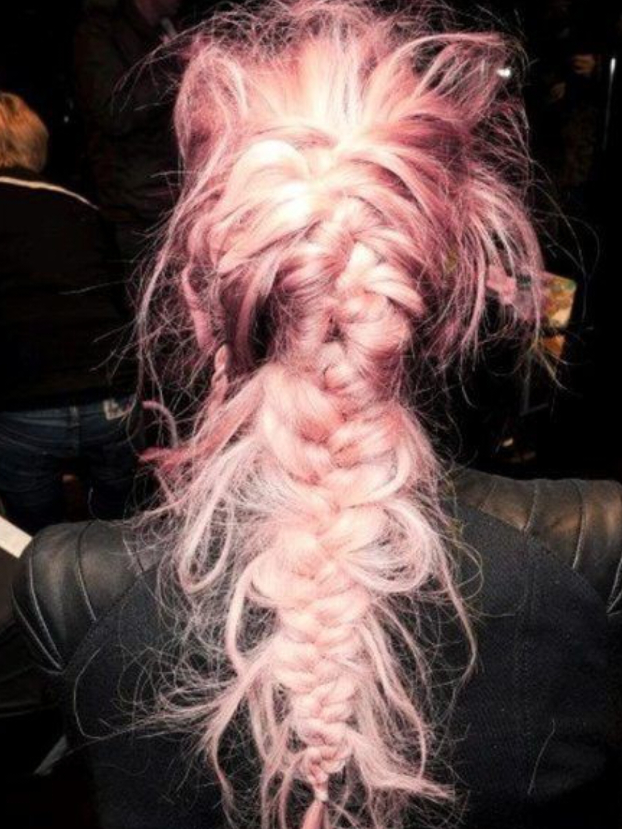 what do you think? #fypp #hairstyle #pink 