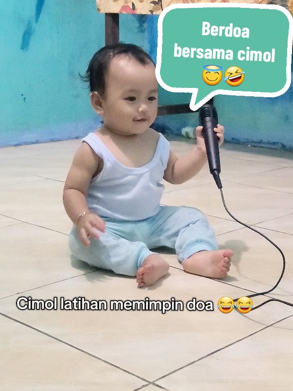 Tolong terjemahkan doa cimol ya, jangan lupa diaamiinkan.... 😄😄 #masukberanda #foryoupage #bayilucu #babytiktok #ngakak #lucubanget 