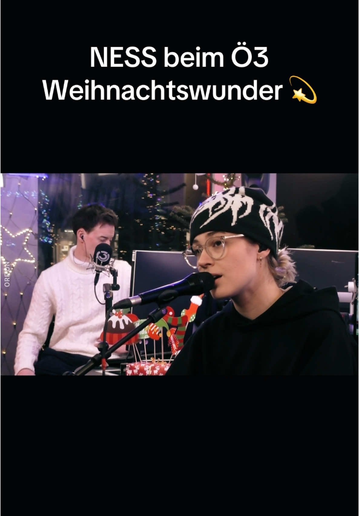 NESS - Schattenfreunde❤️‍🩹 Was für schöne Worte & ein so toller Auftritt 🥹❤️  Danke das du dich für Familien in Not einsetzt! 🙏🏻 - Ö3 Weihnachtswunder (Livestream) #ness #eyitsness #ö3weihnachtswunder #austria #schattenfreunde #fyp #viralvideo #live #wienerneustadt #wien 