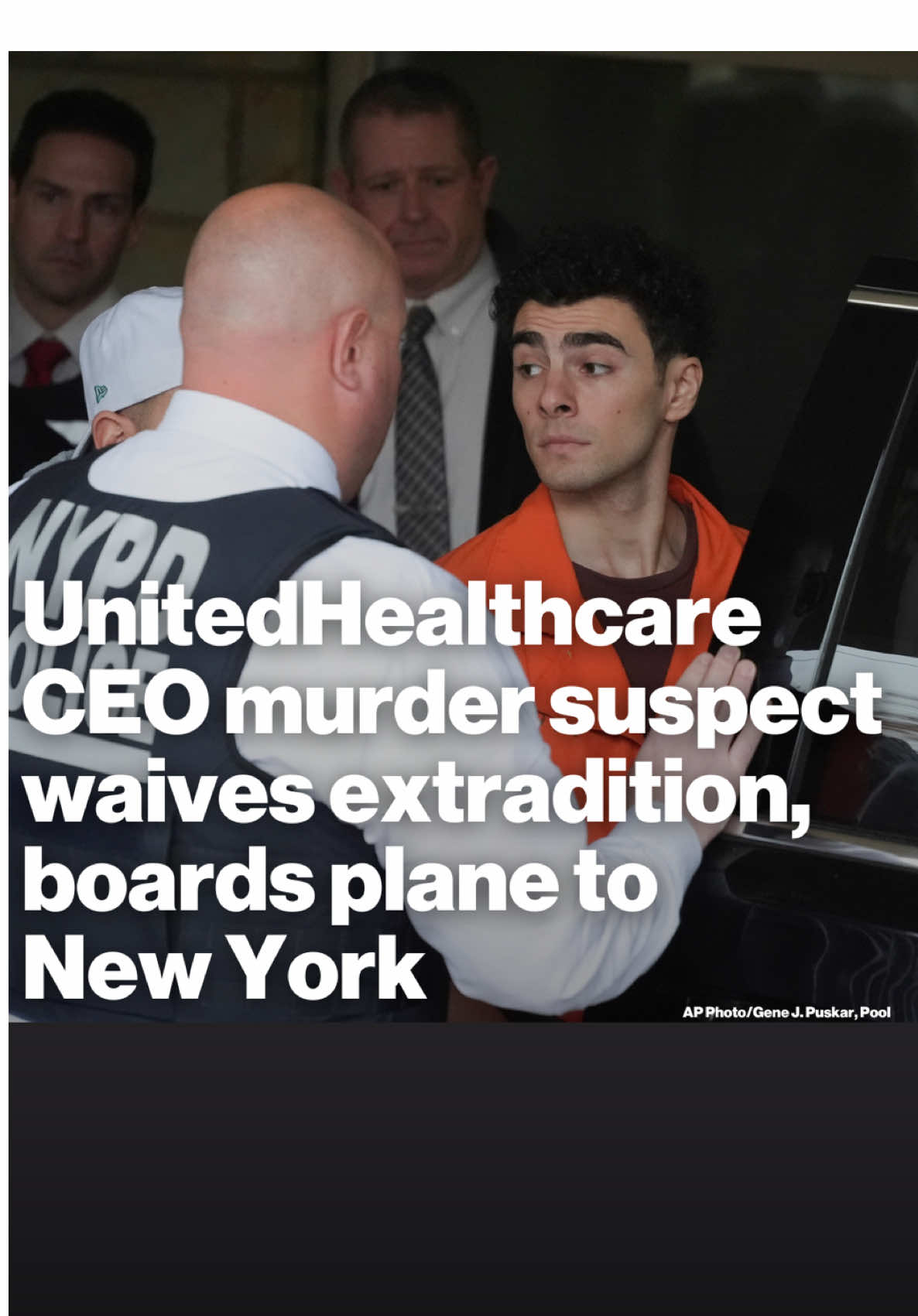 Luigi Mangione, the suspect in the killing of UnitedHealthcare CEO Brian Thompson, waived extradition on Thursday morning and has boarded a plane to be transported to New York City. A special edition of 