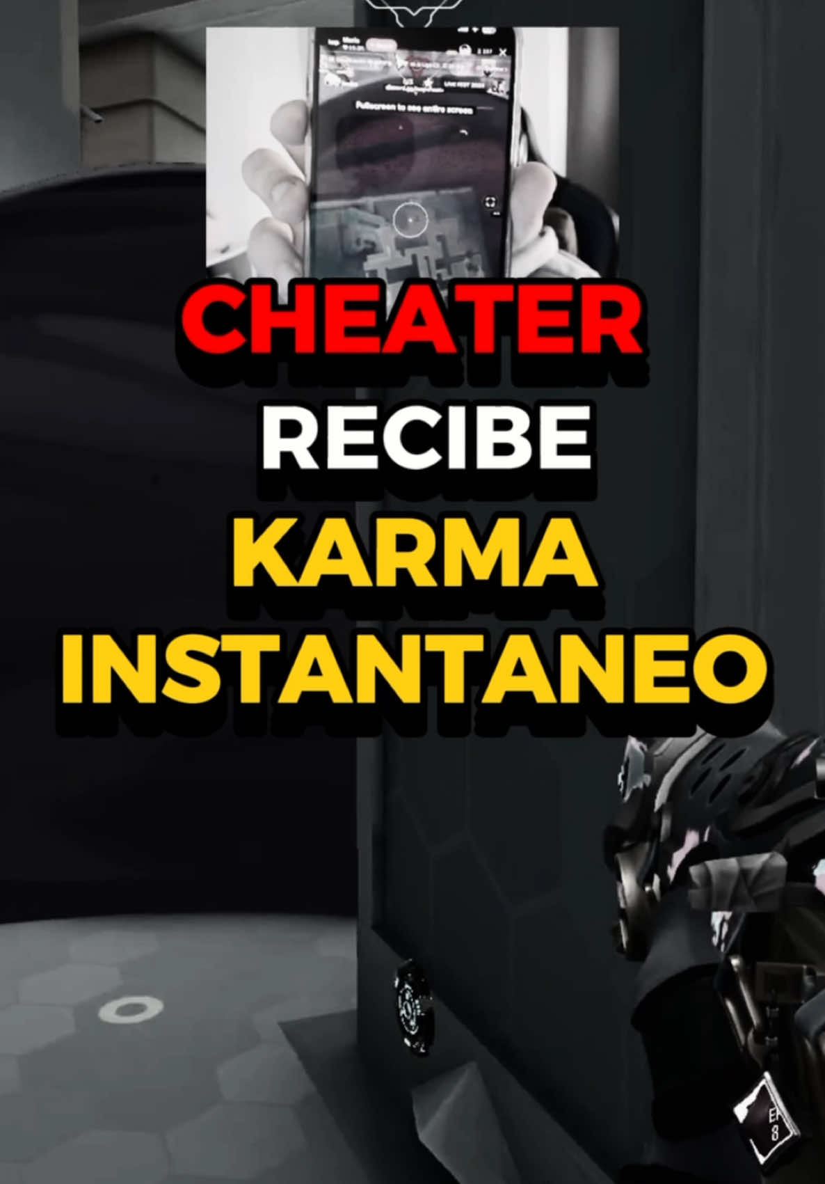 ESTE CHEATER RECIBIÓ KARMA INSTANTANEO  #Valorant #valorantclips #ranked #stream #valorantgaming #inmortal 