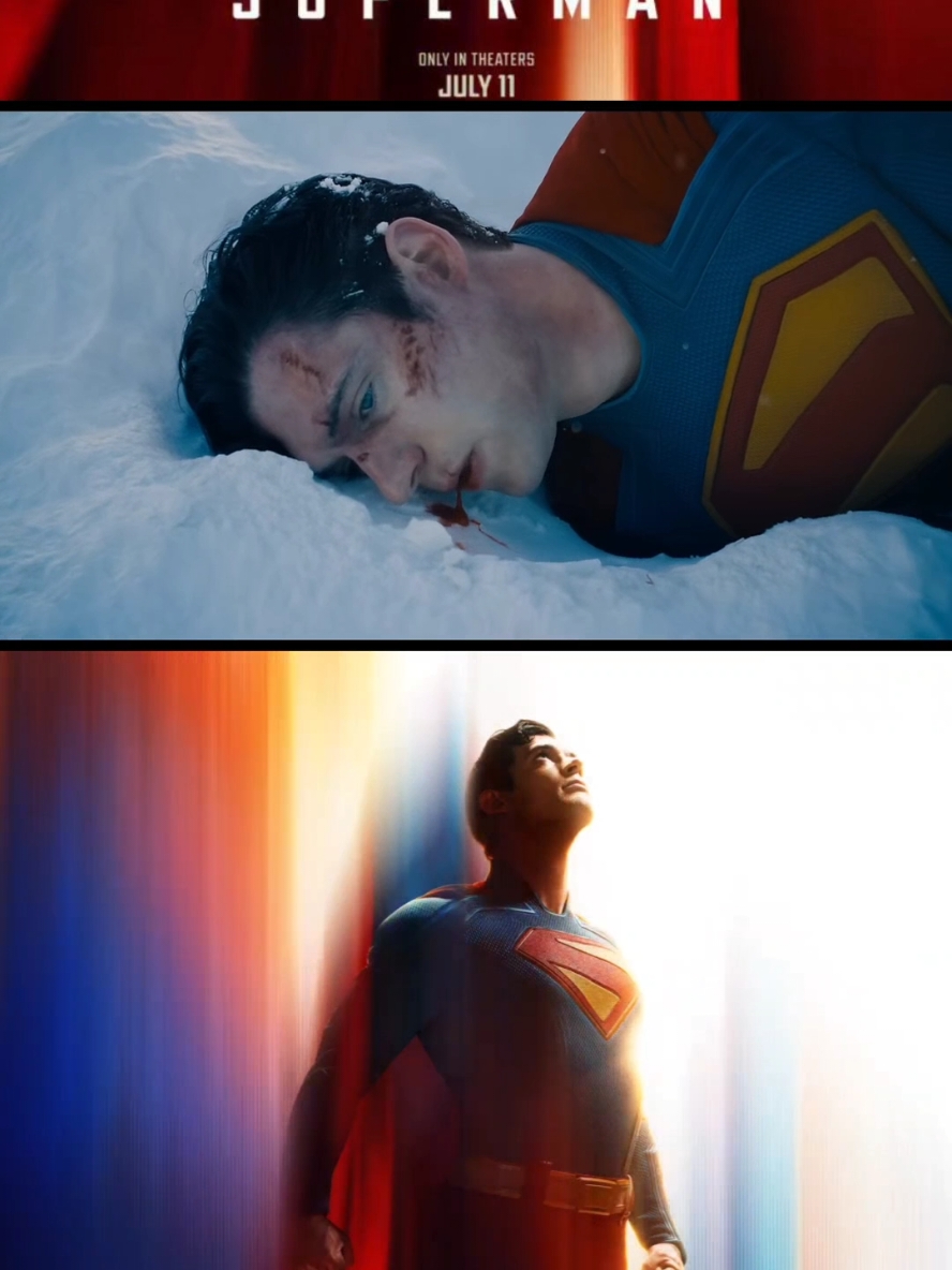 Chills!! The Teaser Trailer for Superman is here! Get a glimpse of David Corenswet as the Man of Steel! Hitting theaters July 11th! #superman #supermantrailer #supermanteaser #dcu #dcstudios #Davidcorenswet #Jamesgunn #lexluthor #loislane #rachelbrosnahan #nicholashoult #manofsteel #fyp 