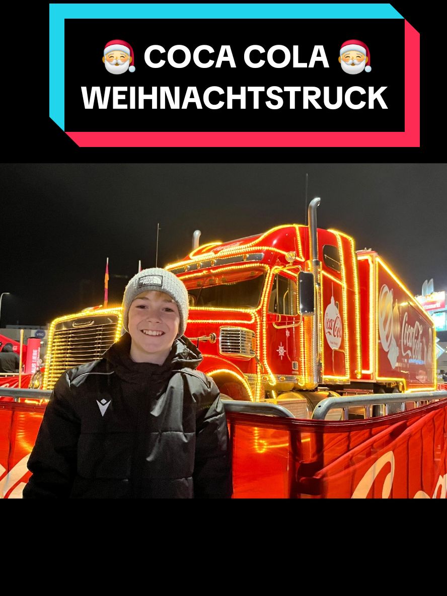 Habt ihr den Coca Cola Truck schon ein Real Life gesehen ? Es war echt ein Mega cooles Erlebnis 🎅🔥🫶 @Coca-Cola #cola #coke #cocacola #weihnachten #christmas #merrychristmas #fyp #viralvideos 