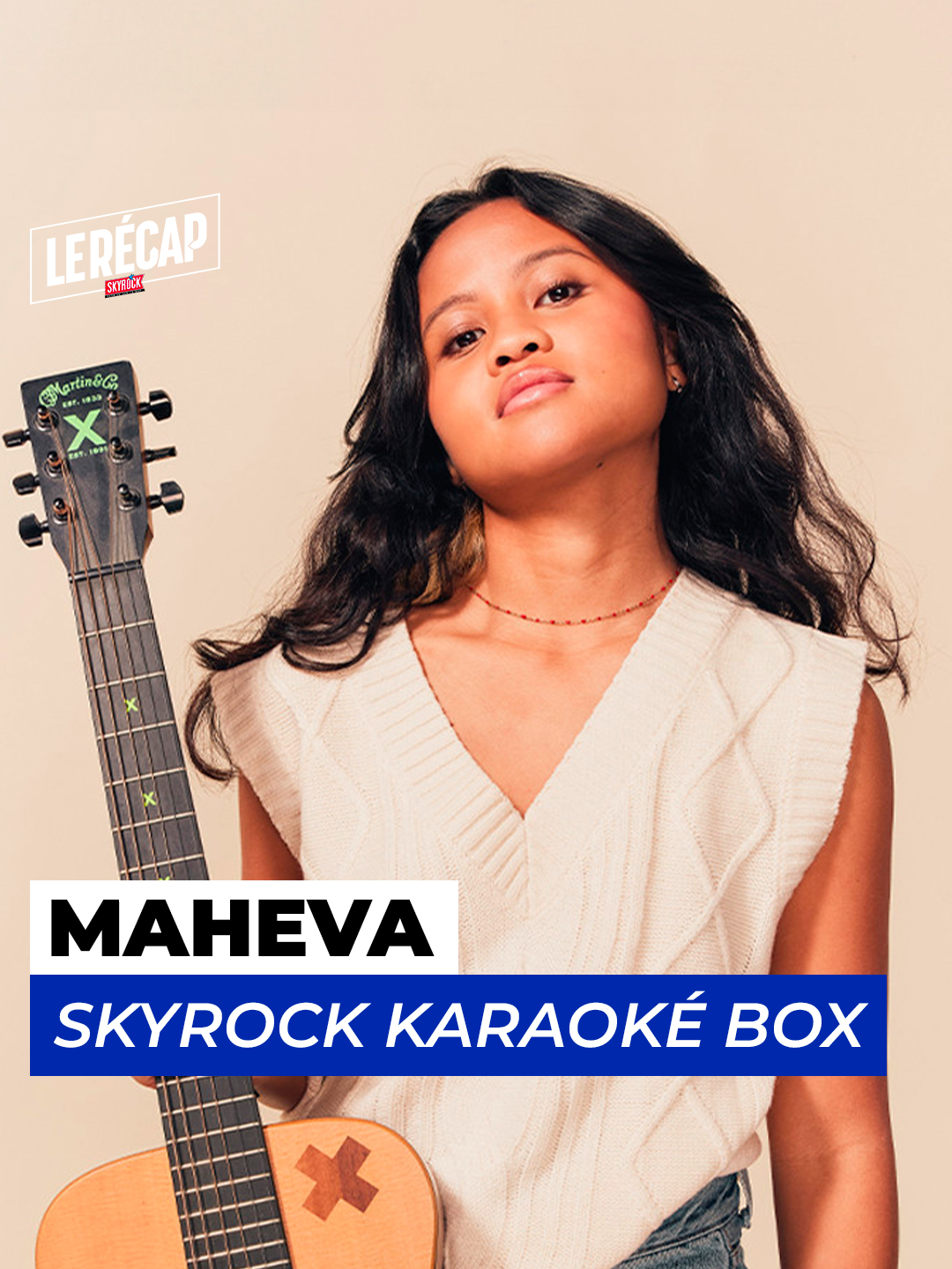 La très talentueuse @maheva_music dans la Skyrock Karaoké Box 🎤 #LeRécapMrik