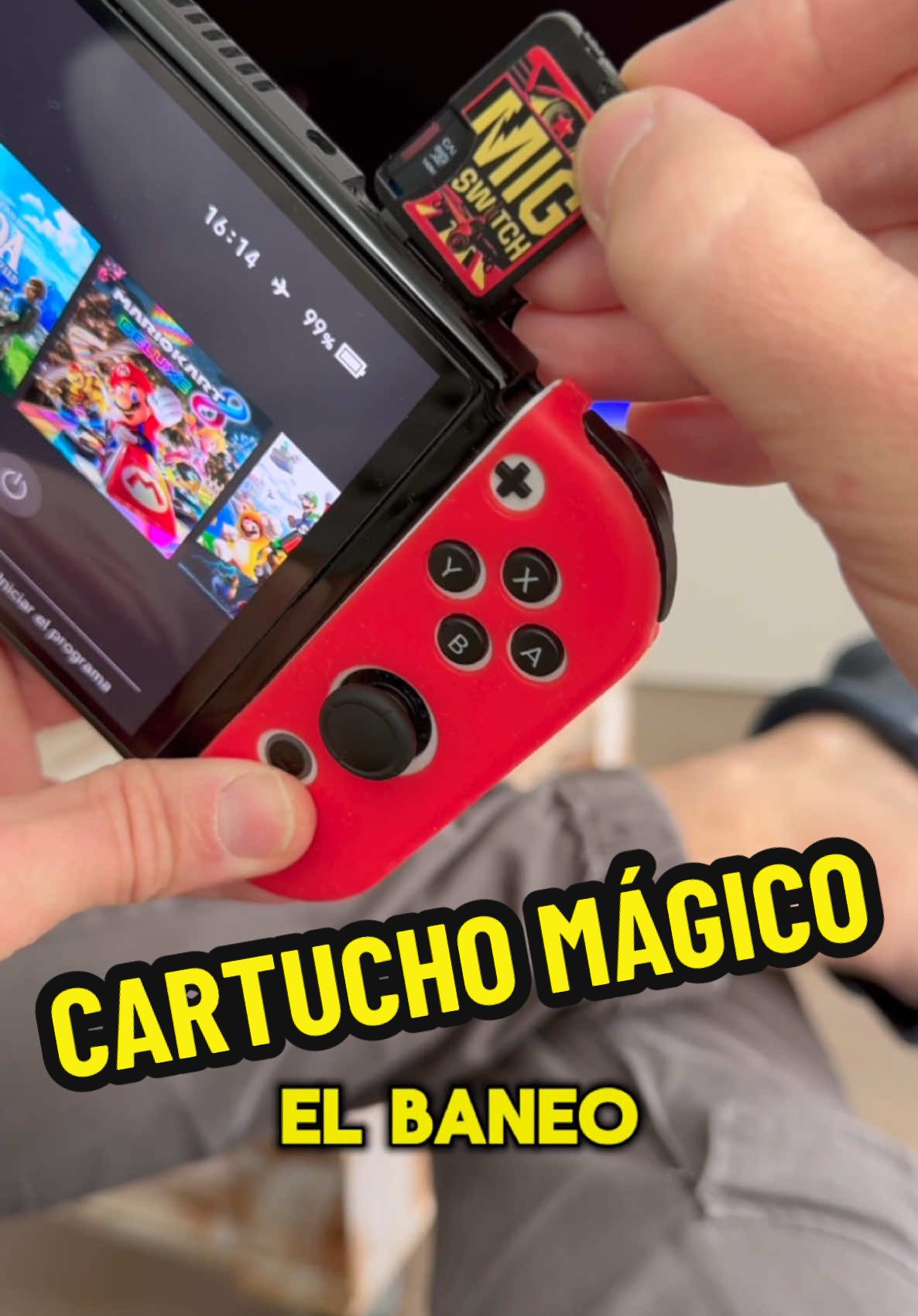 Cartucho mágico para la Switch 🎮comprado en AliExpress ¿funcionará? #migswitch #r4 #unlockswitch #r5 #cartucho #nintendoswitch #nintendo #tech #aliexpress #viral