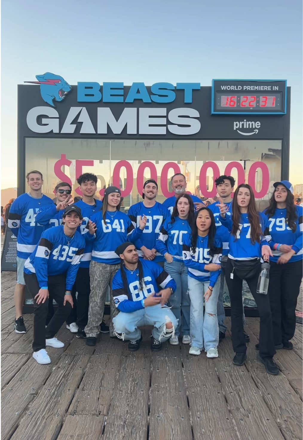 @Beast Games Season 1 epidode 1&2 OUT NOW!!!!  Go watch 1000 of us compete for MILLIONS on the BIGGEST and BEST show in the 🌎!  Stream episode 0 on YouTube and episodes 1&2 on Prime🥳 @MrBeast 🩵🩷 #beastgames #beastgames2024 #mrbeast #beastgamesonprime #fyp 