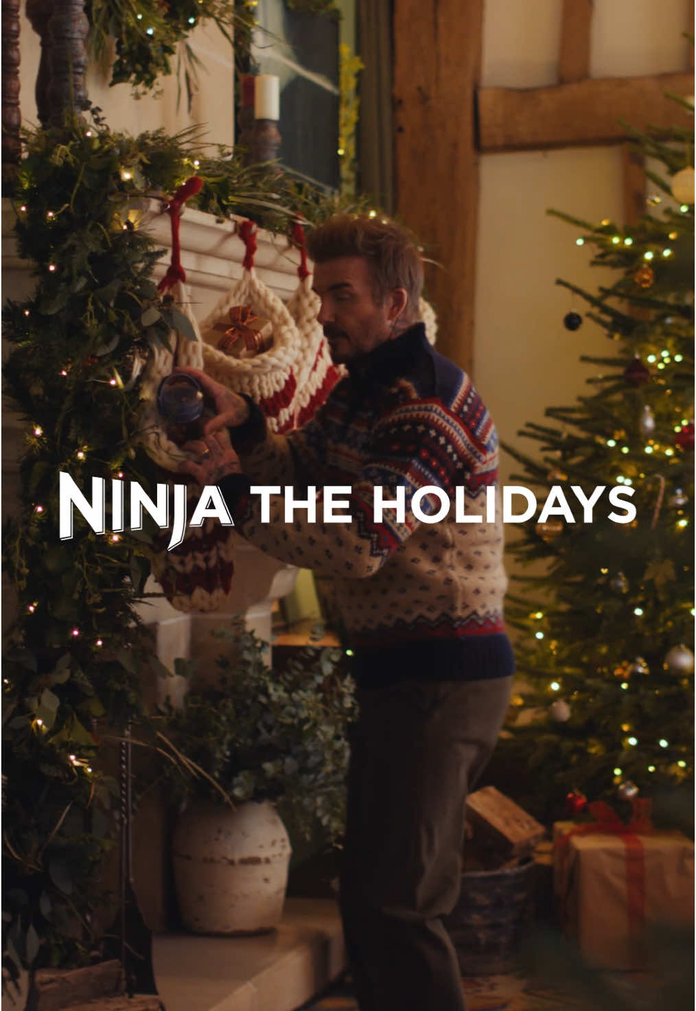 David is having a ✨blast✨ celebrating the holidays with Ninja. 🎁 #NinjaBlast 