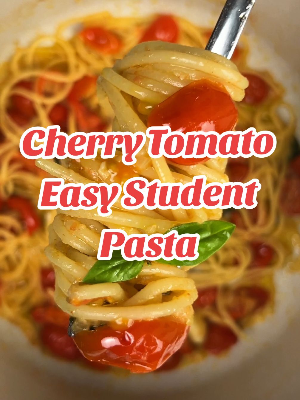 EASY CHERRY TOMATO PASTA🔥 Want something yummy and easy? This recipe is made for you! Very tasty, ready in no time, you'll love it I promise ✨ Full measurements and instructions are in my Pasta, link in bio🥰 Bon appetit🍅 #food #delicious #easy #Recipe #pasta #dinner #fyp 