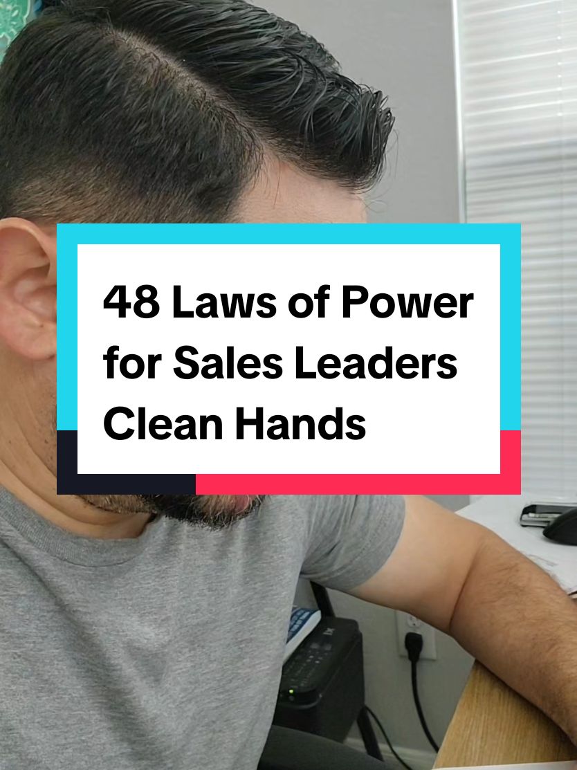 48 Laws of Power for Sales Leaders Keep Your Hands Clean Avoid blame by staying above reproach and handling conflicts tactfully. When delegating, set clear expectations and deadlines to prevent misunderstandings while holding team members accountable. 48 laws of Power quotes #48lawsofpower #managementtips #leadershiptips #management #leadership #SalesManagerAcademy #retail 